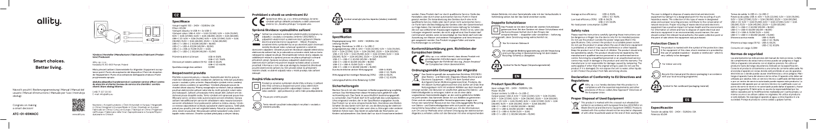 allity ATC-01-65WACC User guide - ManualMachine.com