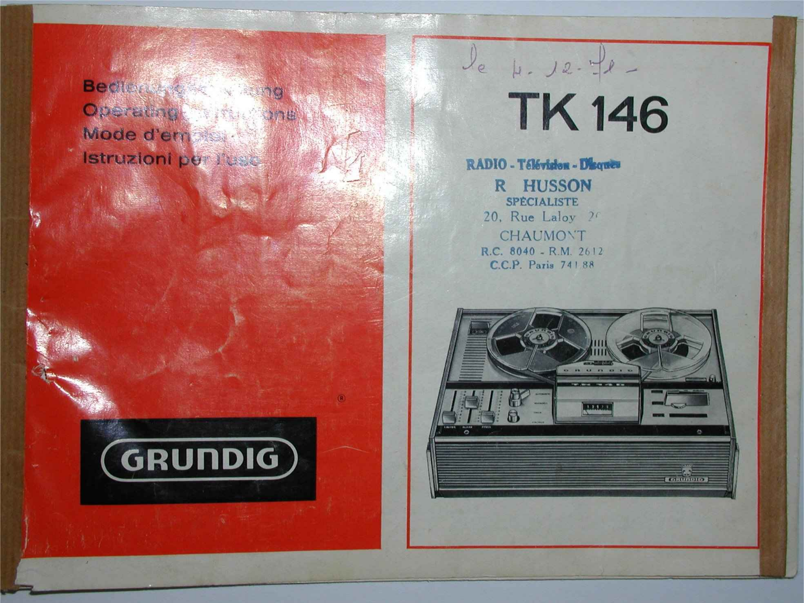 Grundig TK-146 Service Manual