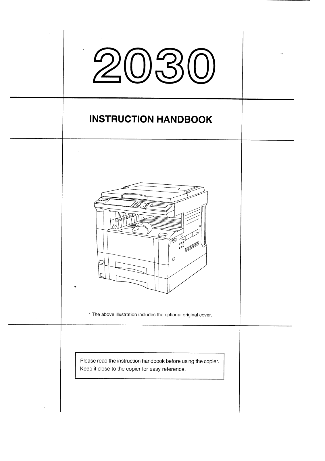 Kyocera Mita KM 2030 IH Diagram