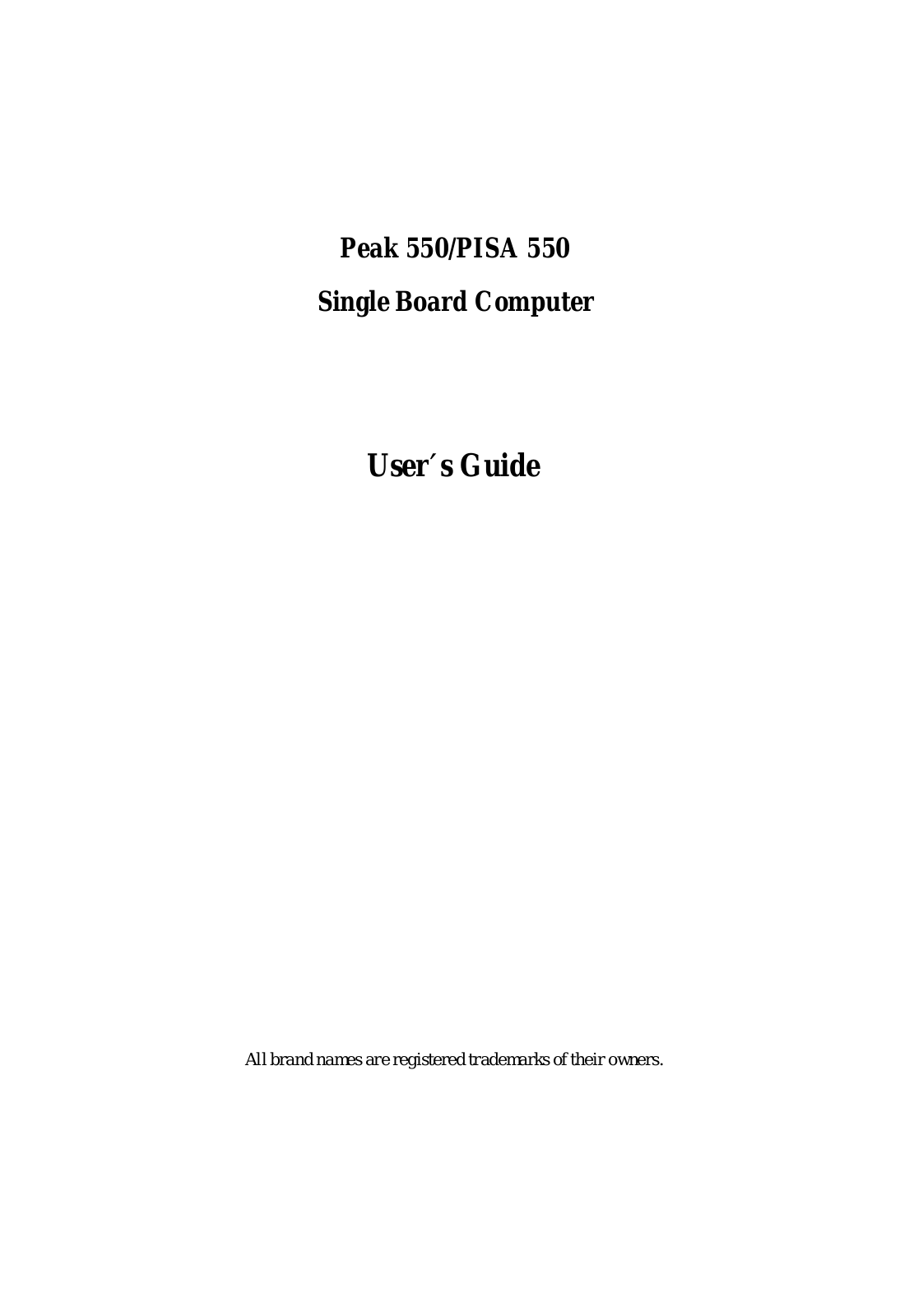 NexCom PEAK 550 User Manual - ManualMachine.com