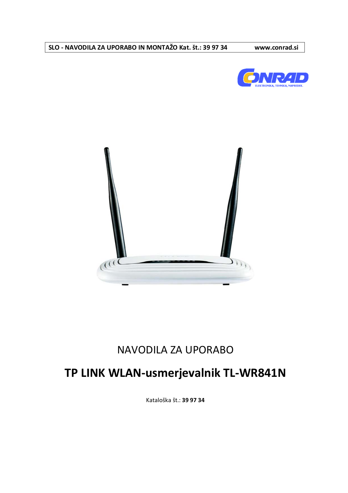 TP-LINK TL-WR841N User guide