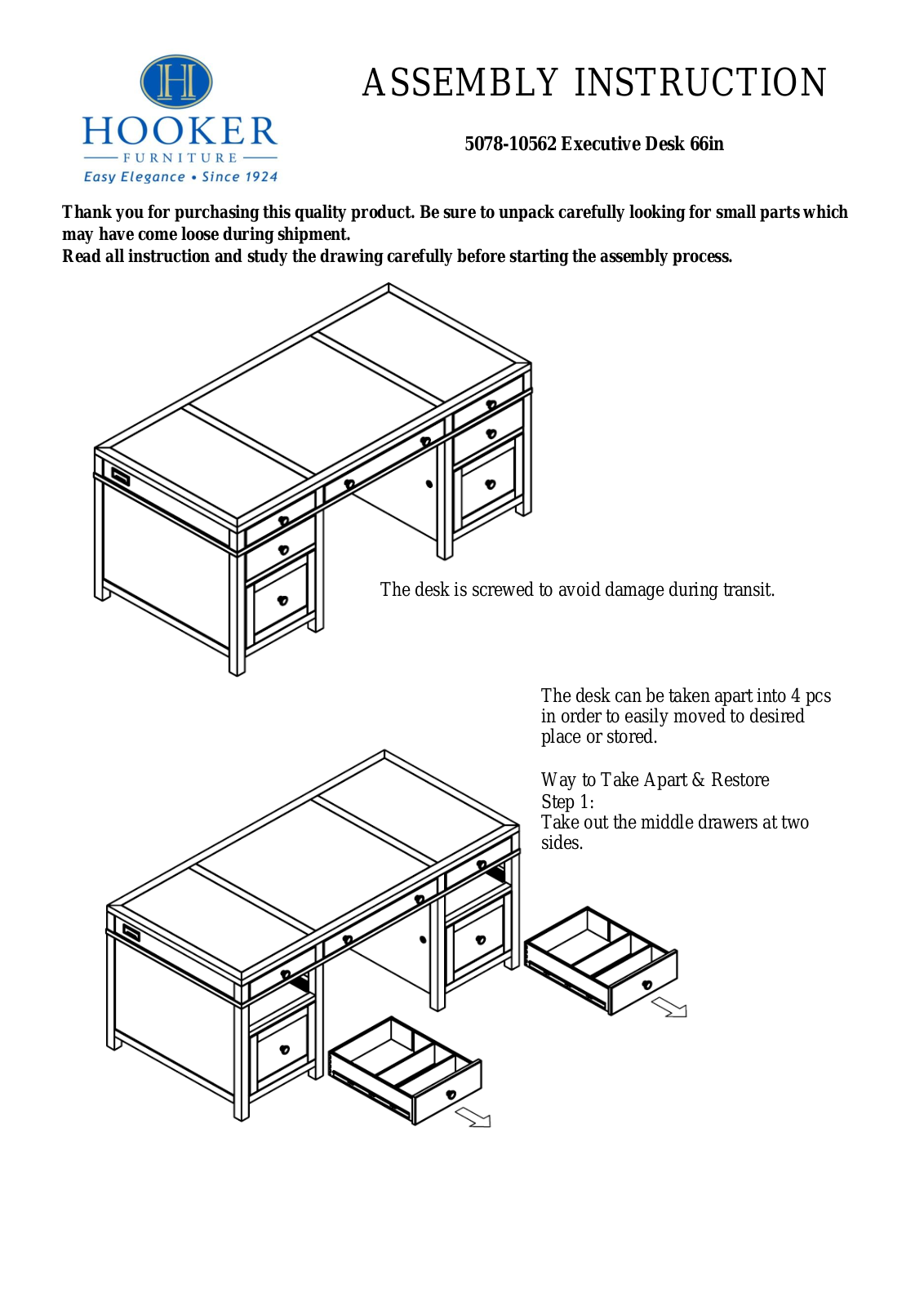 Hooker 5078-10562 Assembly Instructions - ManualMachine.com