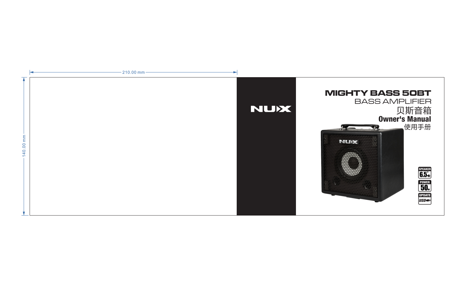 Nux Mighty Bass 50 BT Owner`s Manual