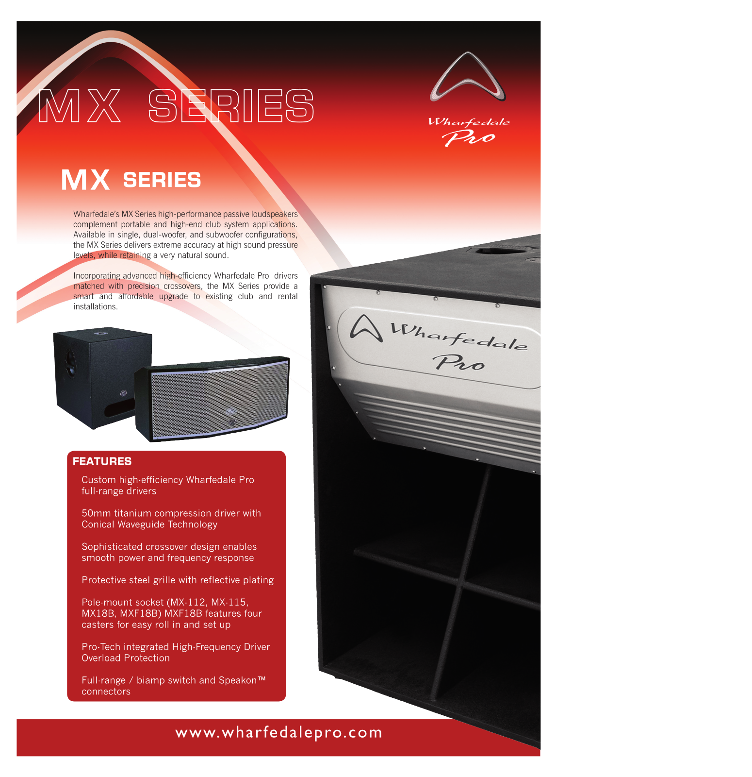 Wharfedale MX Series User Manual