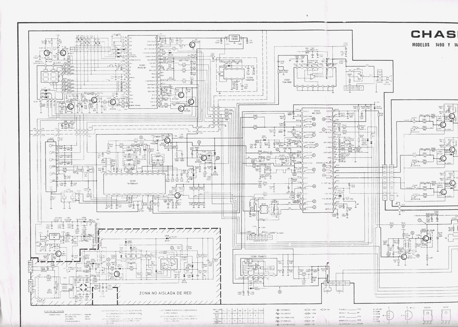 ELBE 1490, 1490MD Schematic