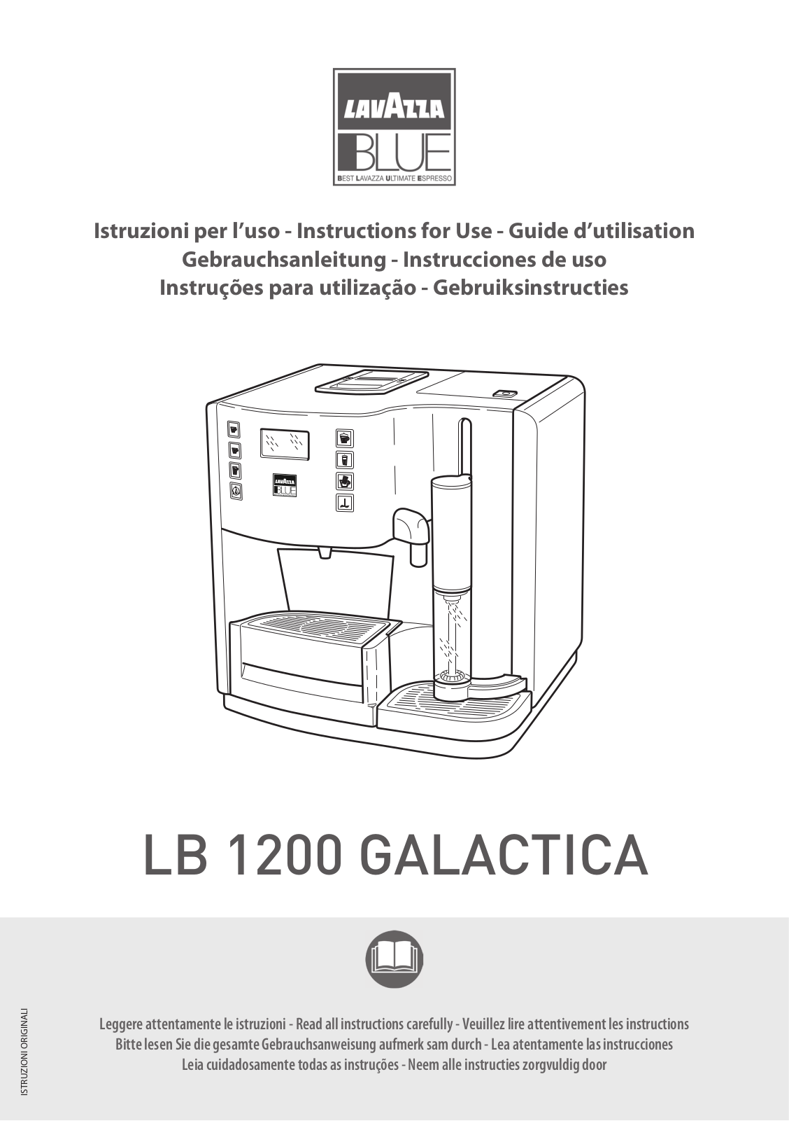 LAVAZZA LB 1200 GALACTICA Instructions For Use Manual