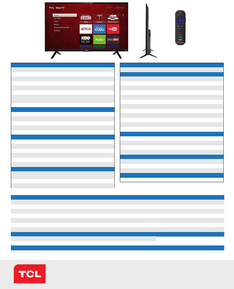 TCL S401 User Manual