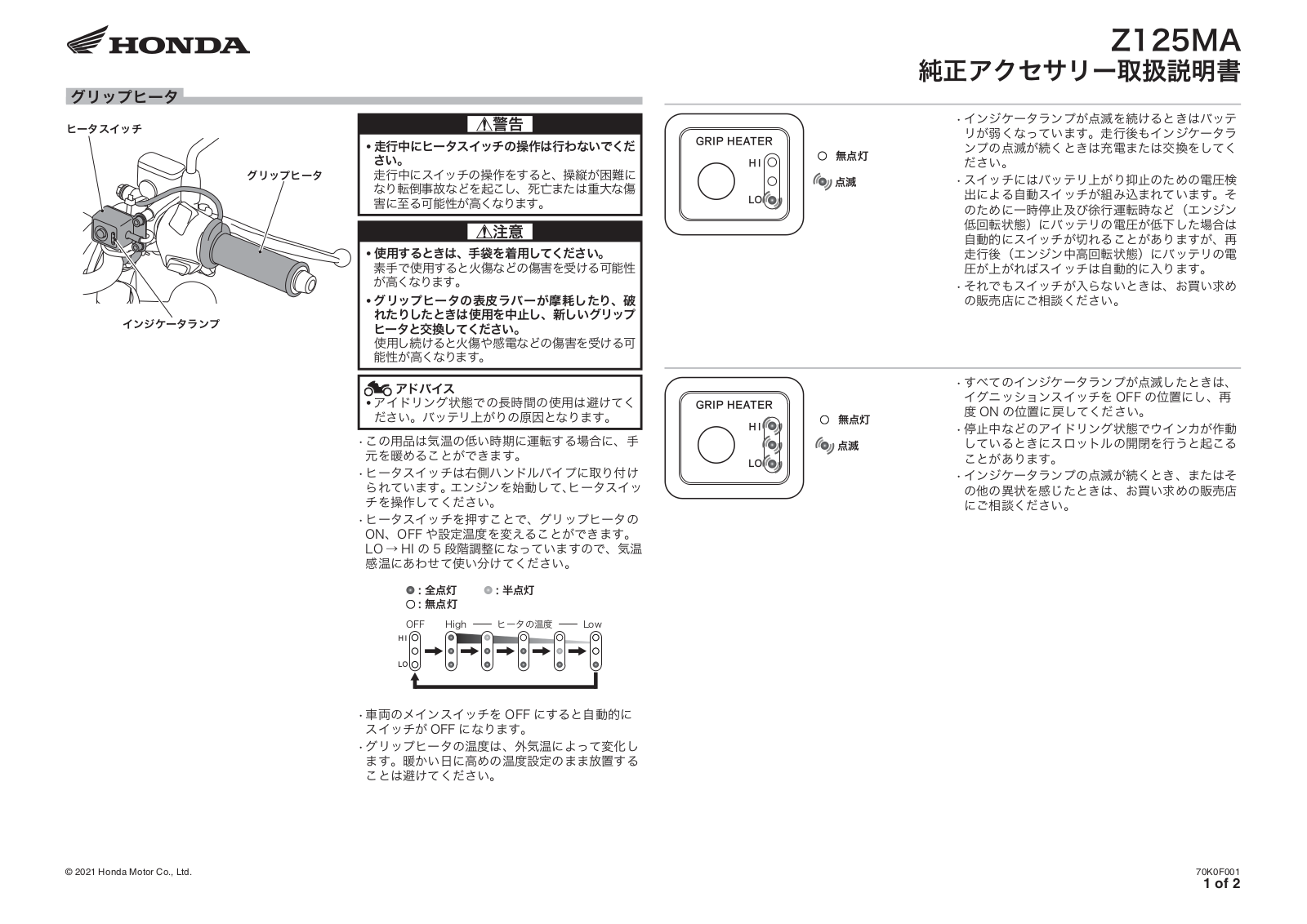 Honda Monkey 125 (2022) User guide - ManualMachine.com