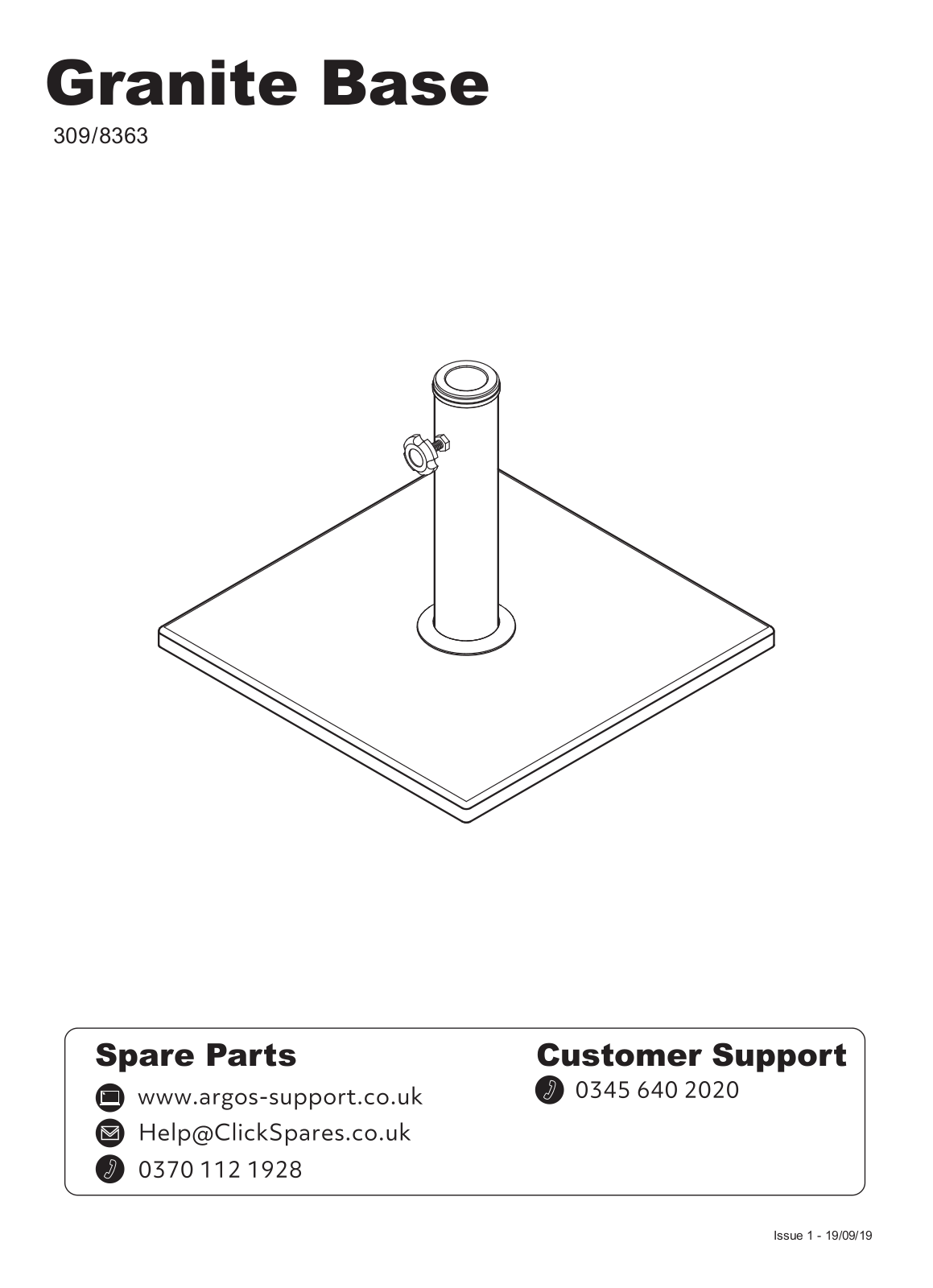 Argos 309 8363 User guide - ManualMachine.com