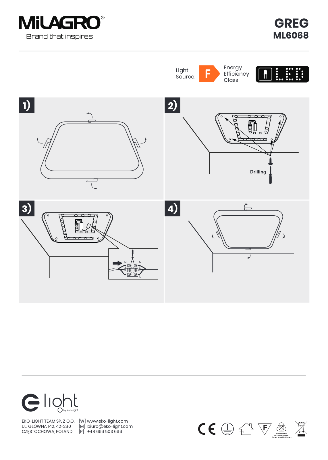 MILAGRO ML6068 User guide - ManualMachine.com