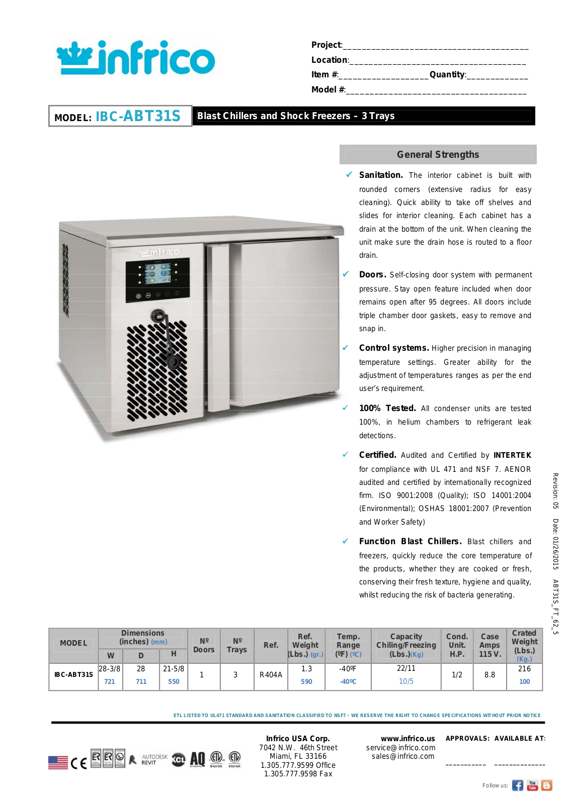 Infrico IBC-ABT31S User Manual