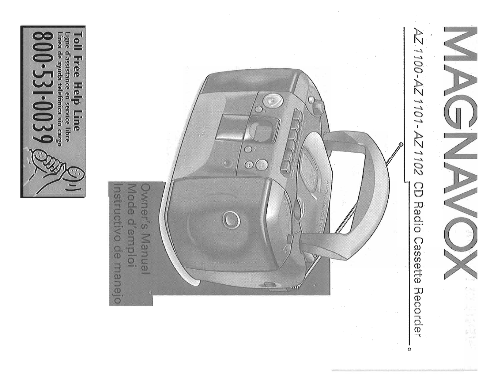 Philips AZ-1103 Owners Manual