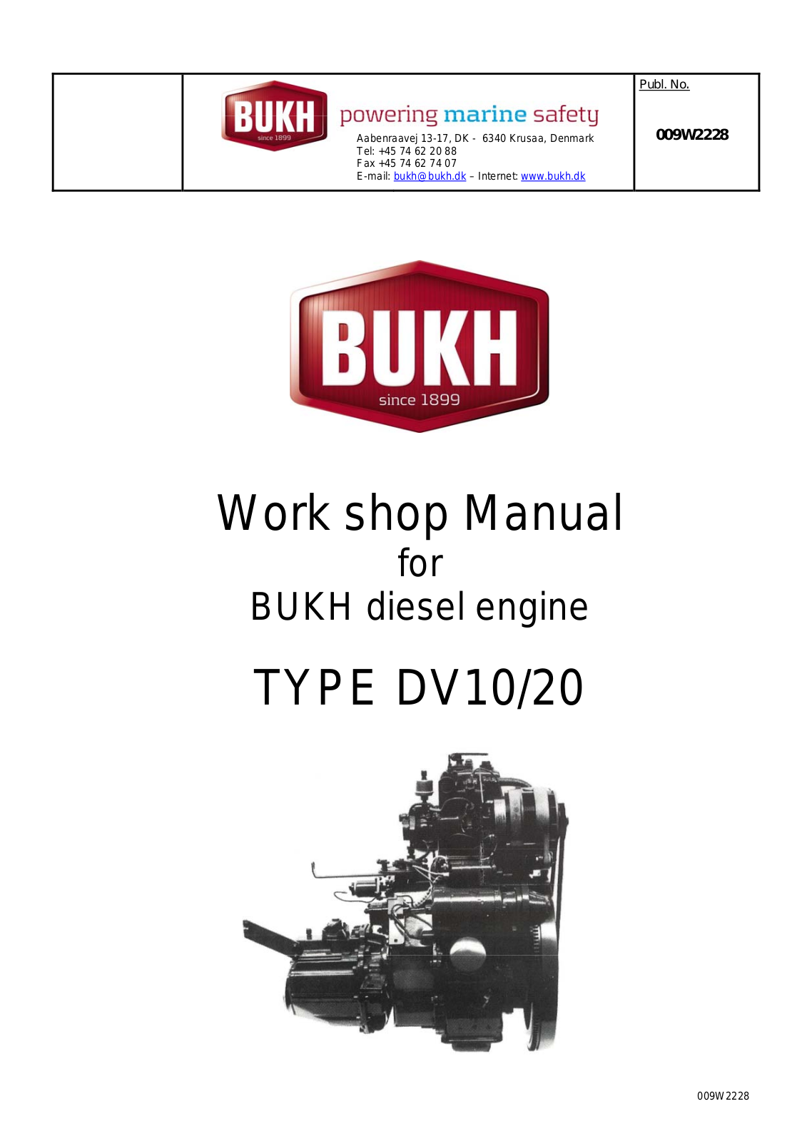 Bukh DV10, DV20 Workshop Manual - ManualMachine.com