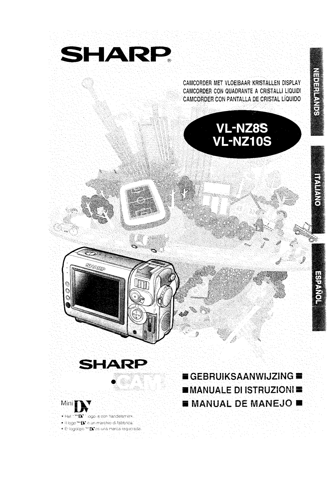 Sharp VLNZ8S, VLNZ10S User Manual