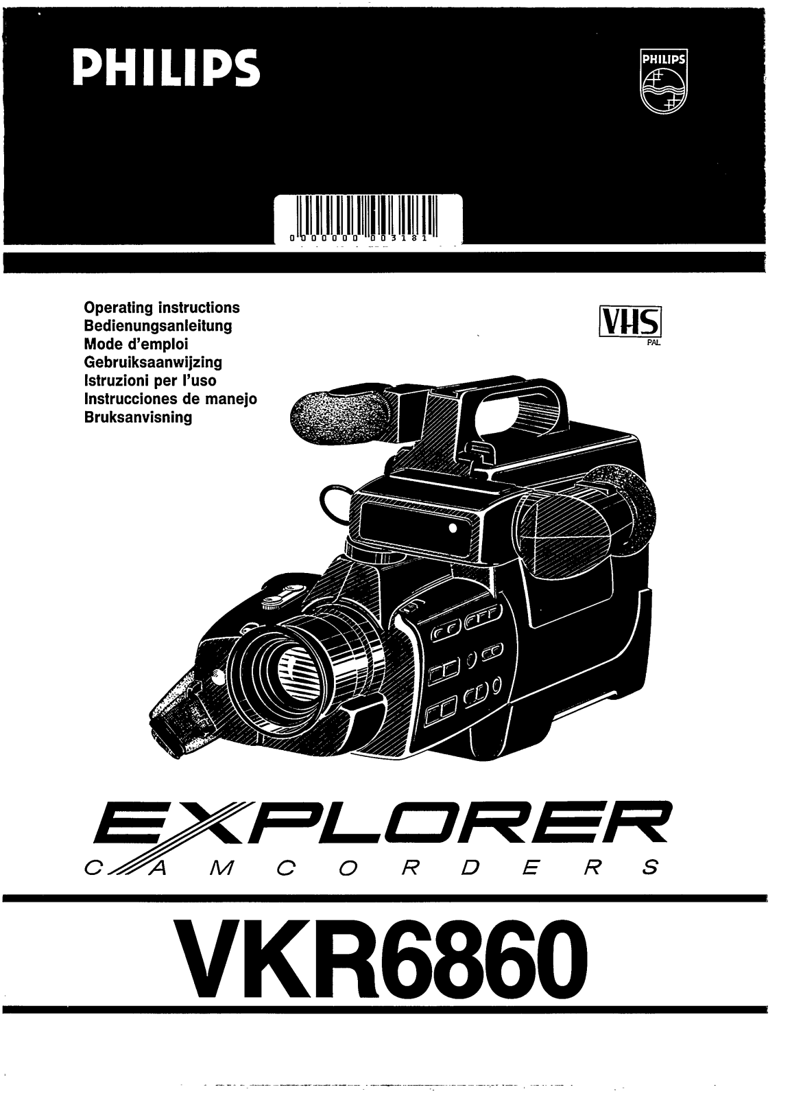 Philips VKR6860/21 User Manual