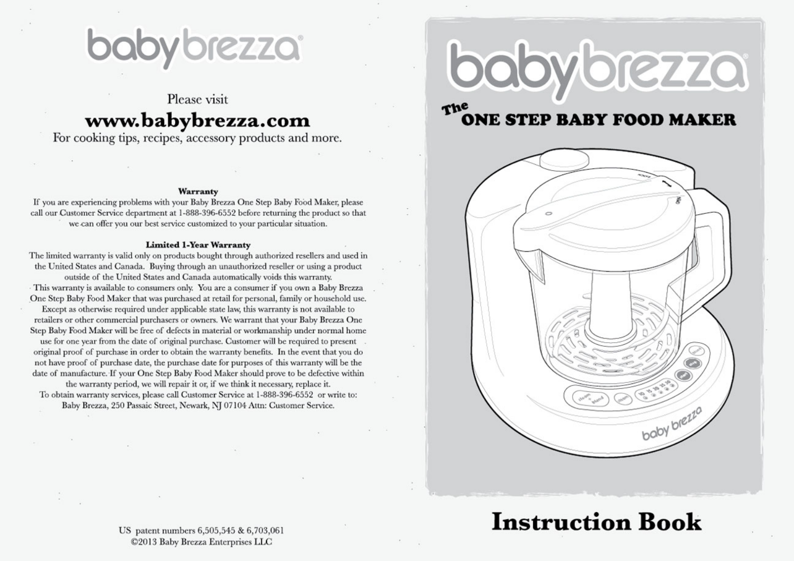 Babybrezza BRZ9043 User Manual