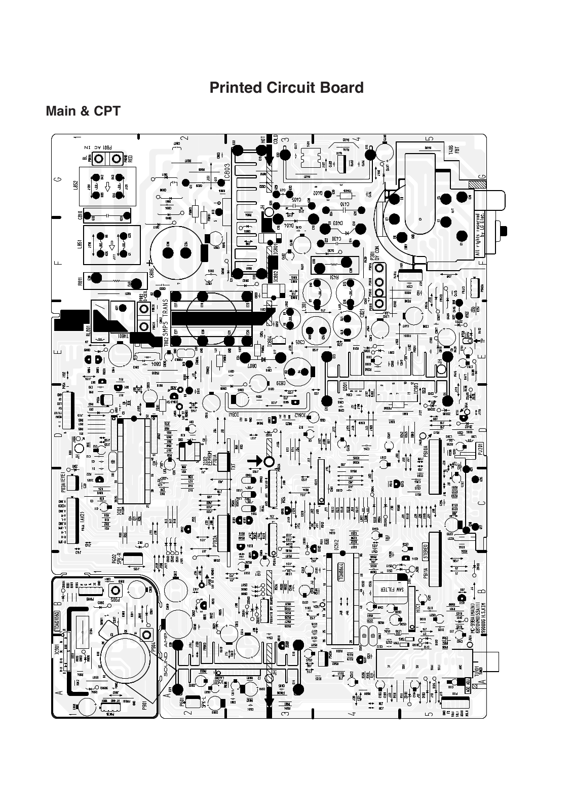 LG CT21Q61E Printed Circuit Board