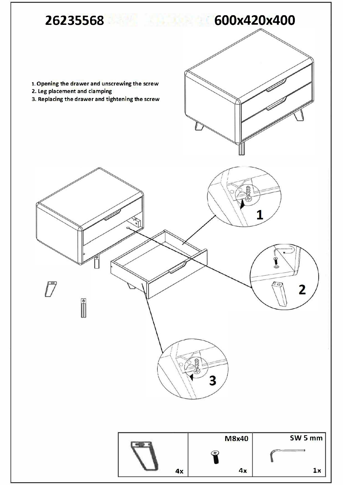 Home affaire Infinity Assembly instructions - ManualMachine.com