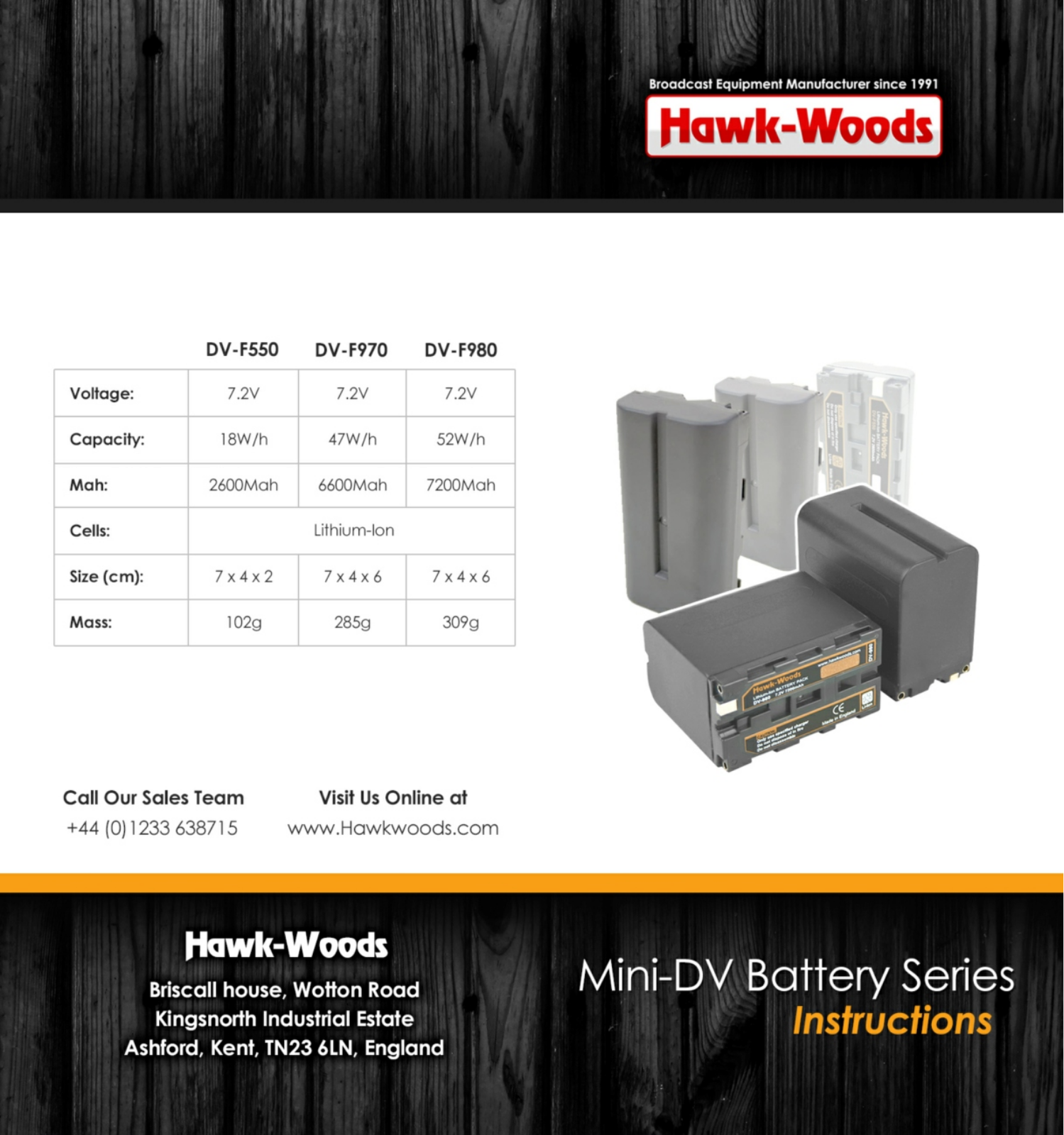 Hawk-Woods DV-F550, DV-F970, DV-F980 User guide - ManualMachine.com