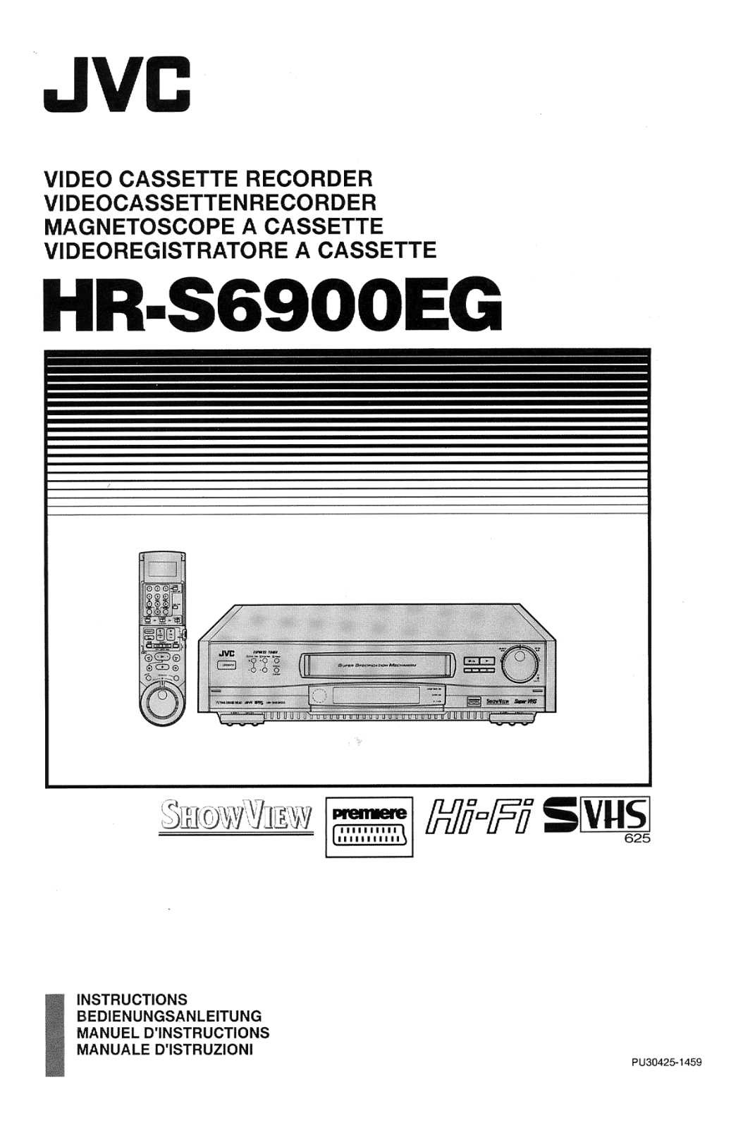 JVC HRS-6900-EG Owners manual