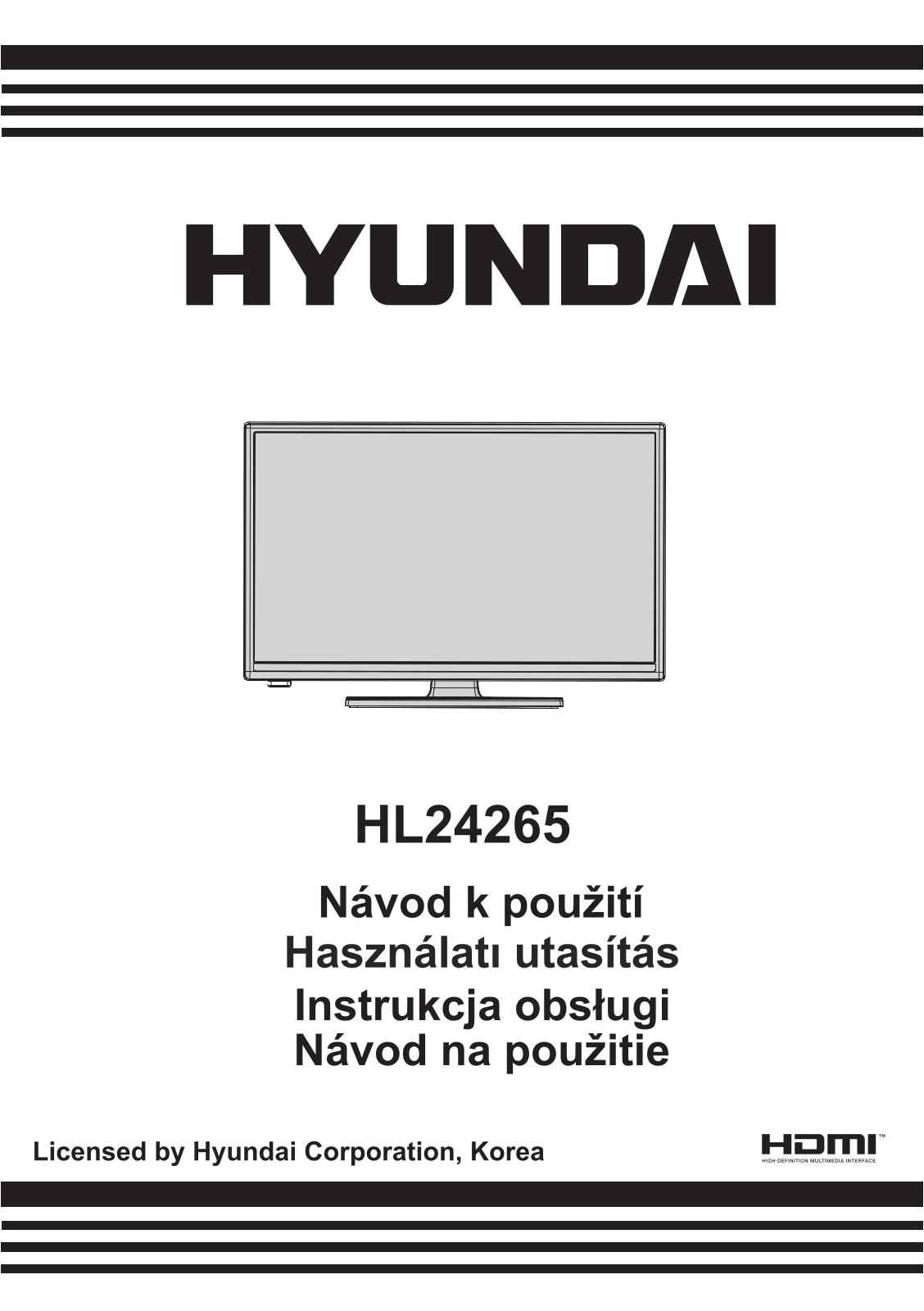 Hyundai HL 24265 User Manual