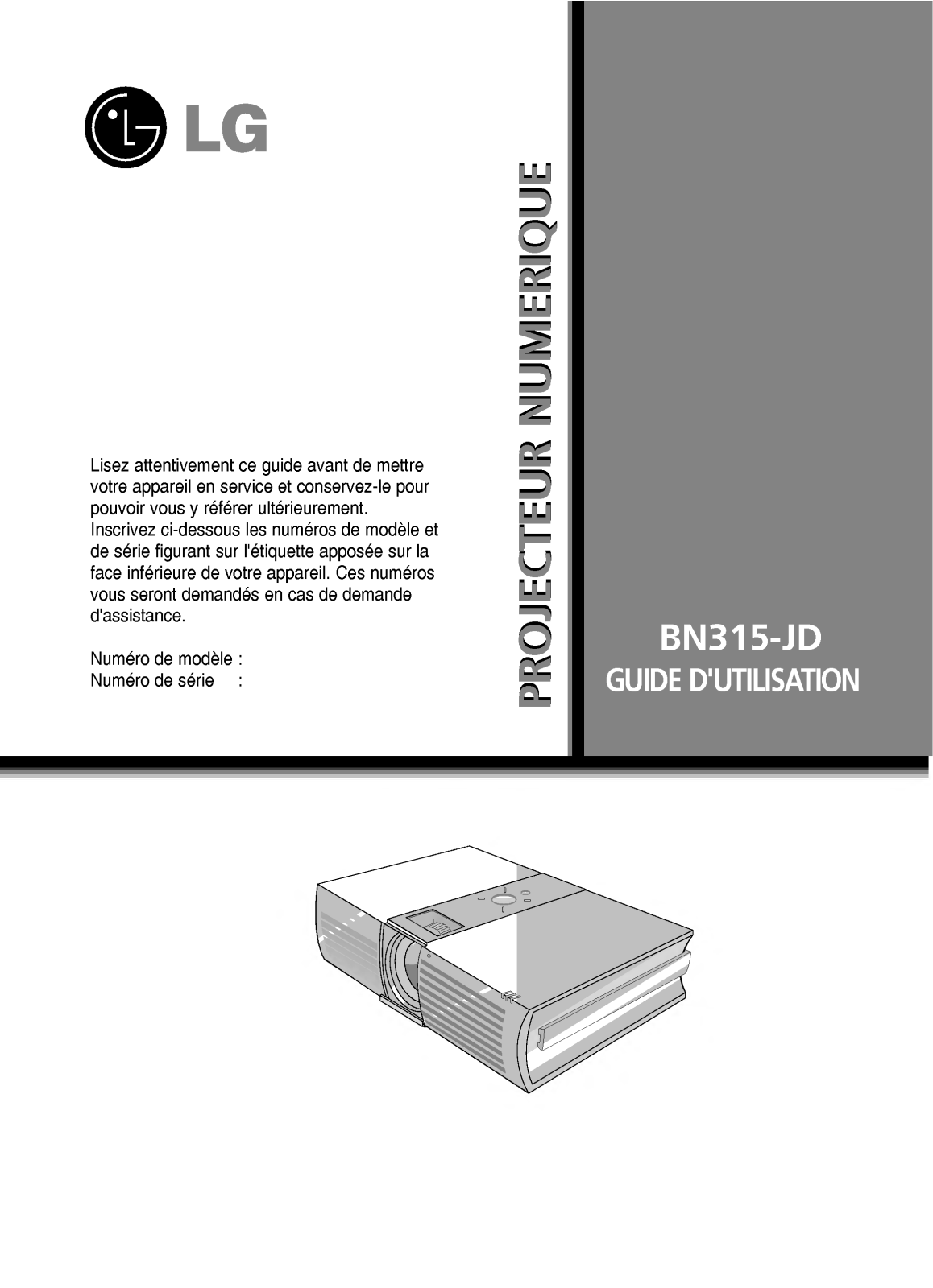 LG BN315 User Manual
