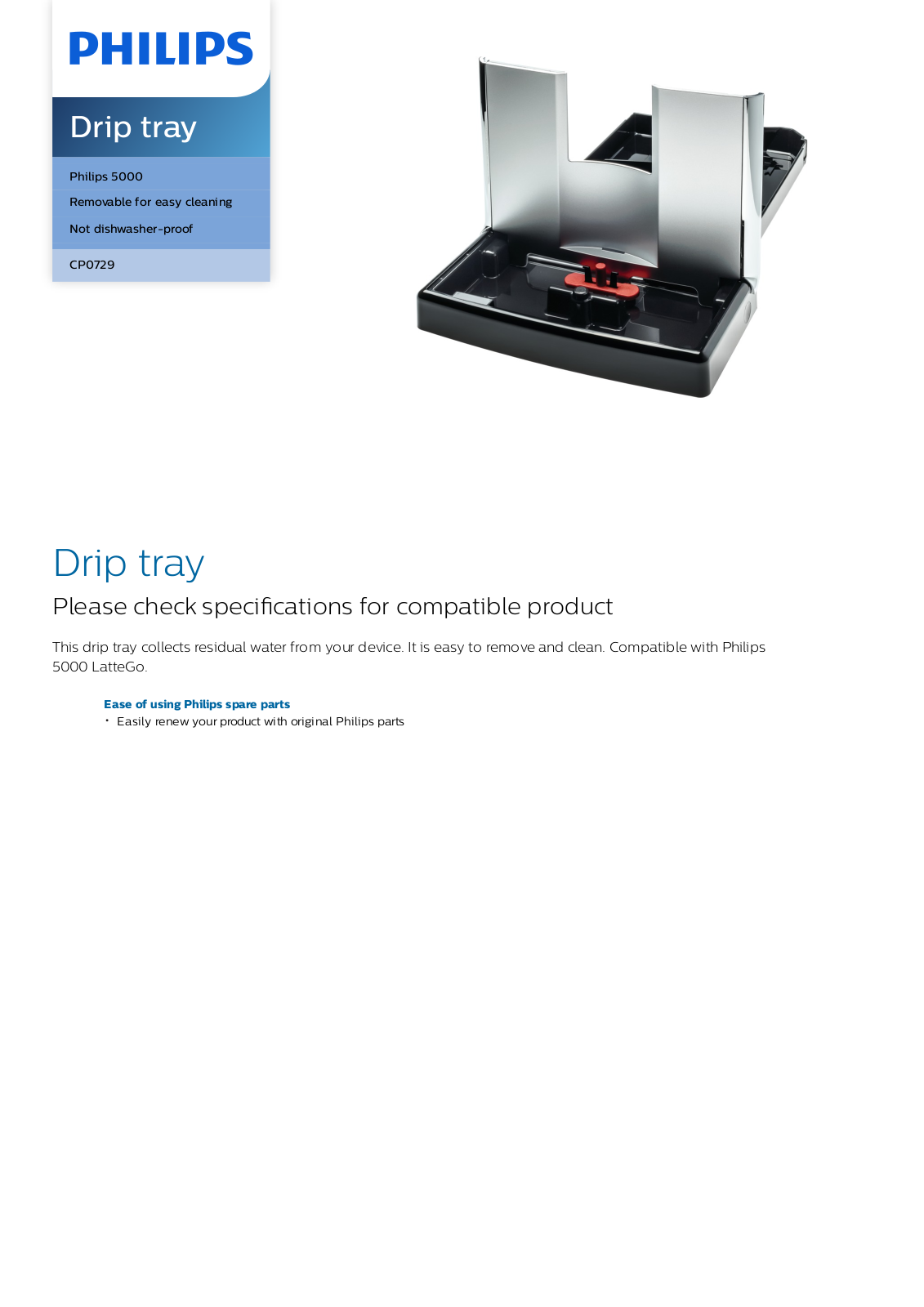 Philips CP0729/01 leaflet - ManualMachine.com