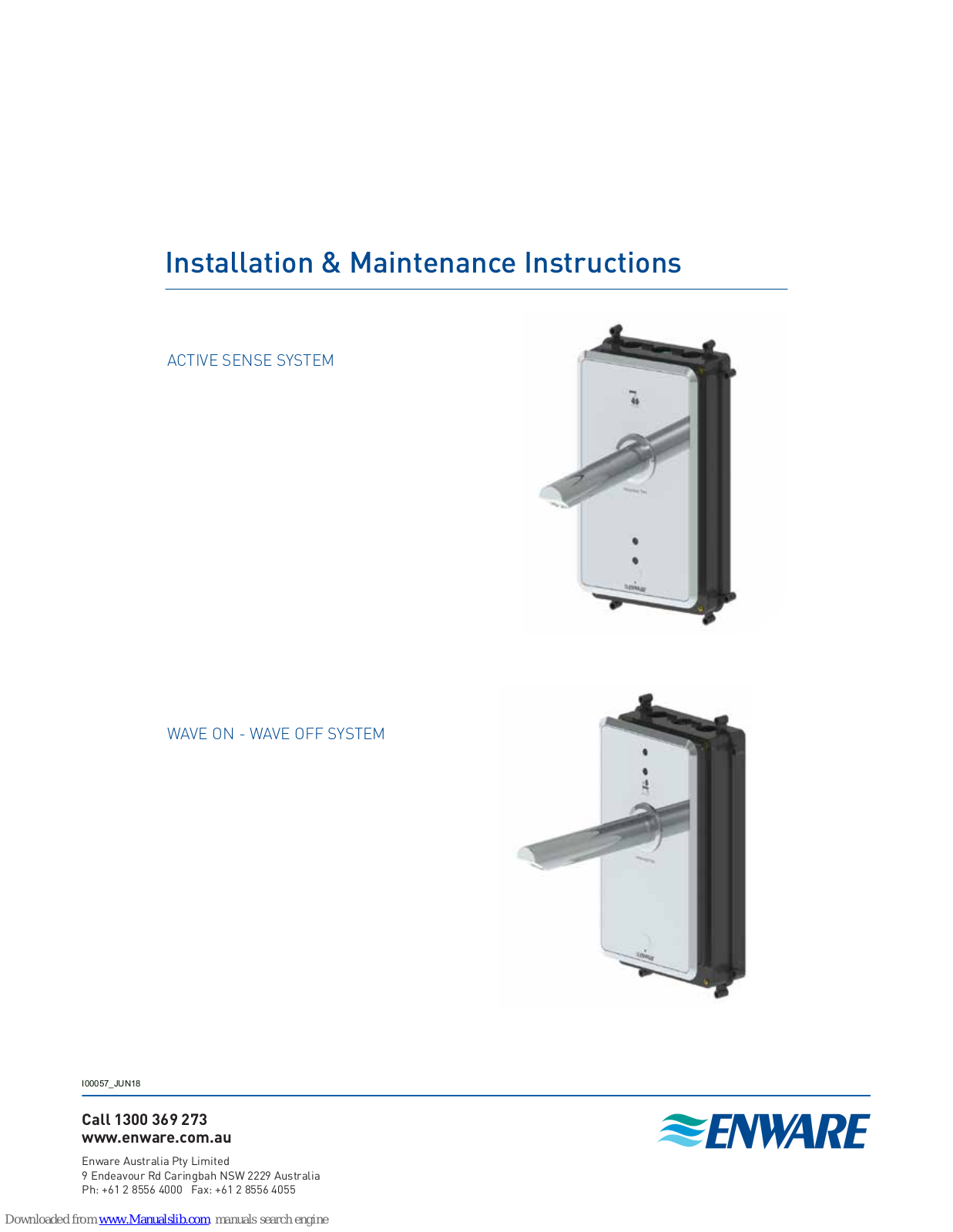 enware ATWB C2L5, ATAB C2L3, ATAB C2L5, ATAB C2L6, ATWM C2L3 Installation & Maintenance Instructions Manual - ManualMachine.com