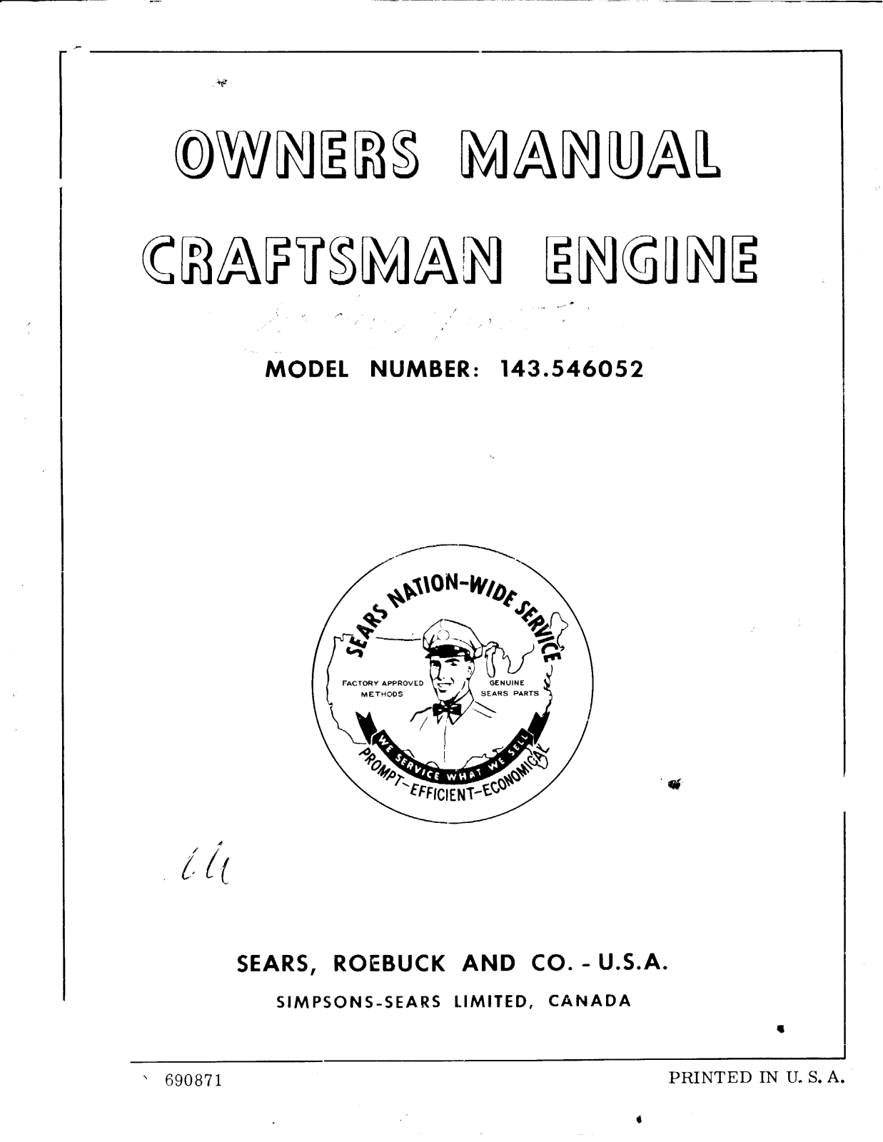 David Bradley 143.546052 Owner's Manual