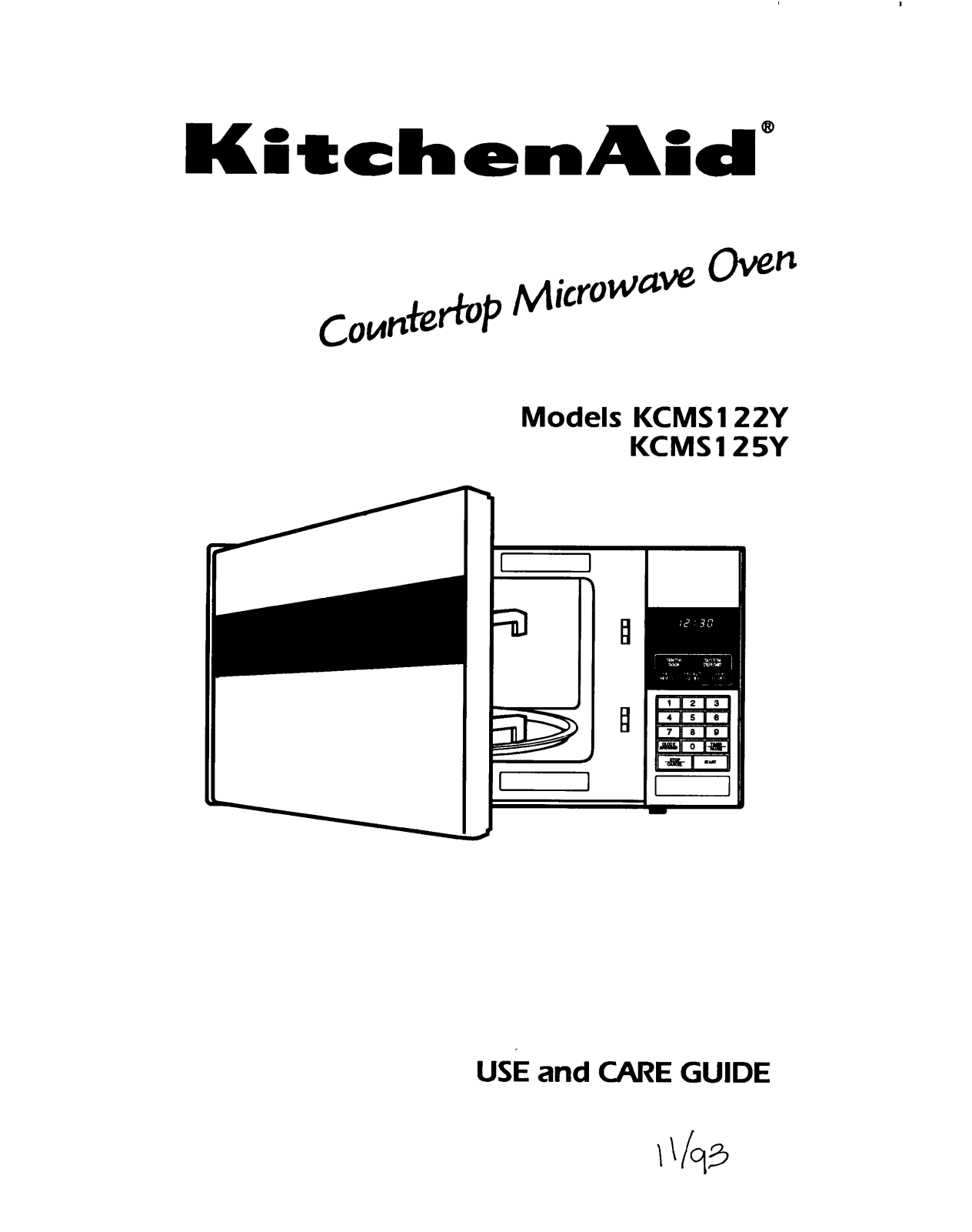 KitchenAid KCMS125Y, KCMS122Y User Manual