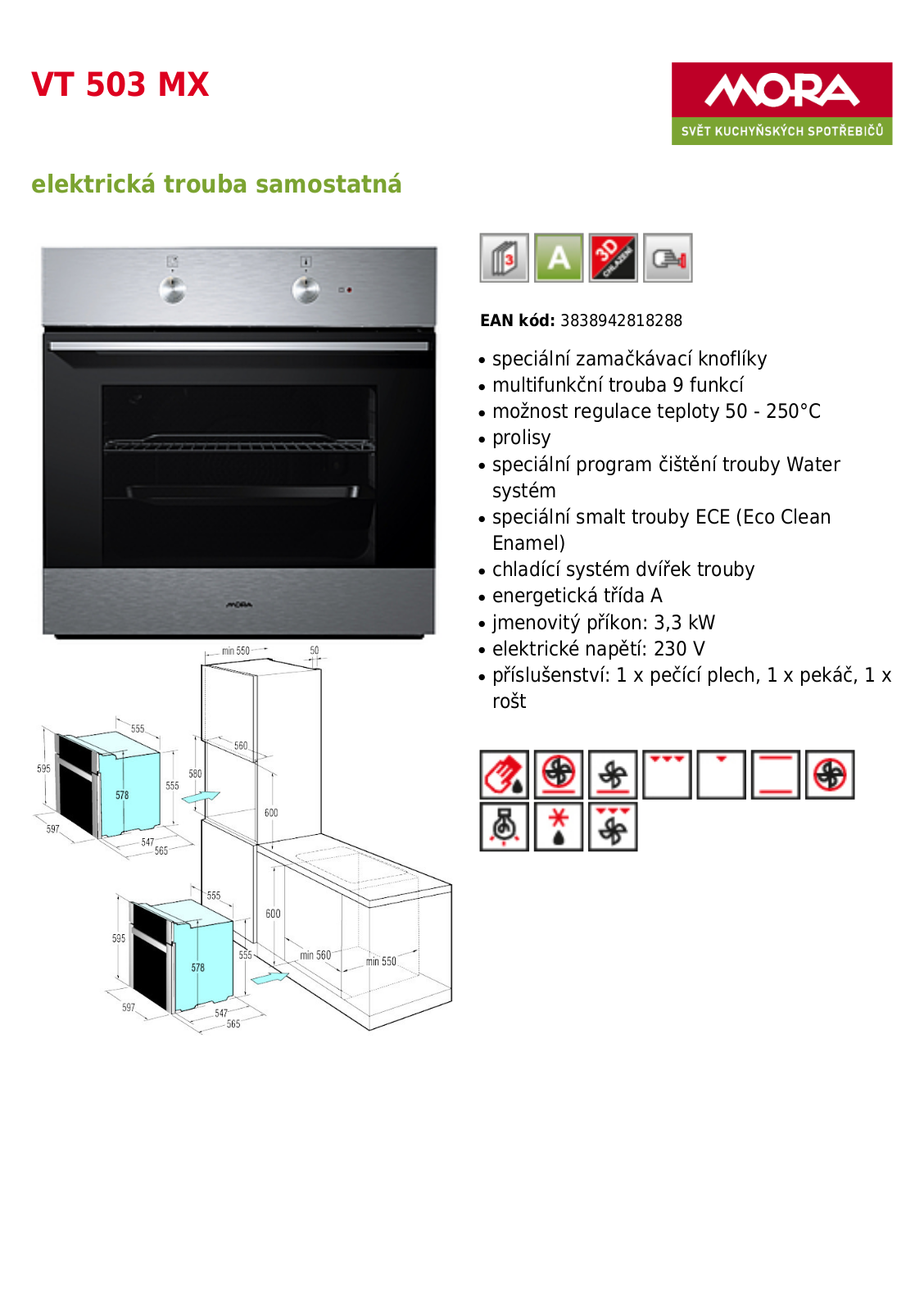 Mora VT 503 MX User Manual