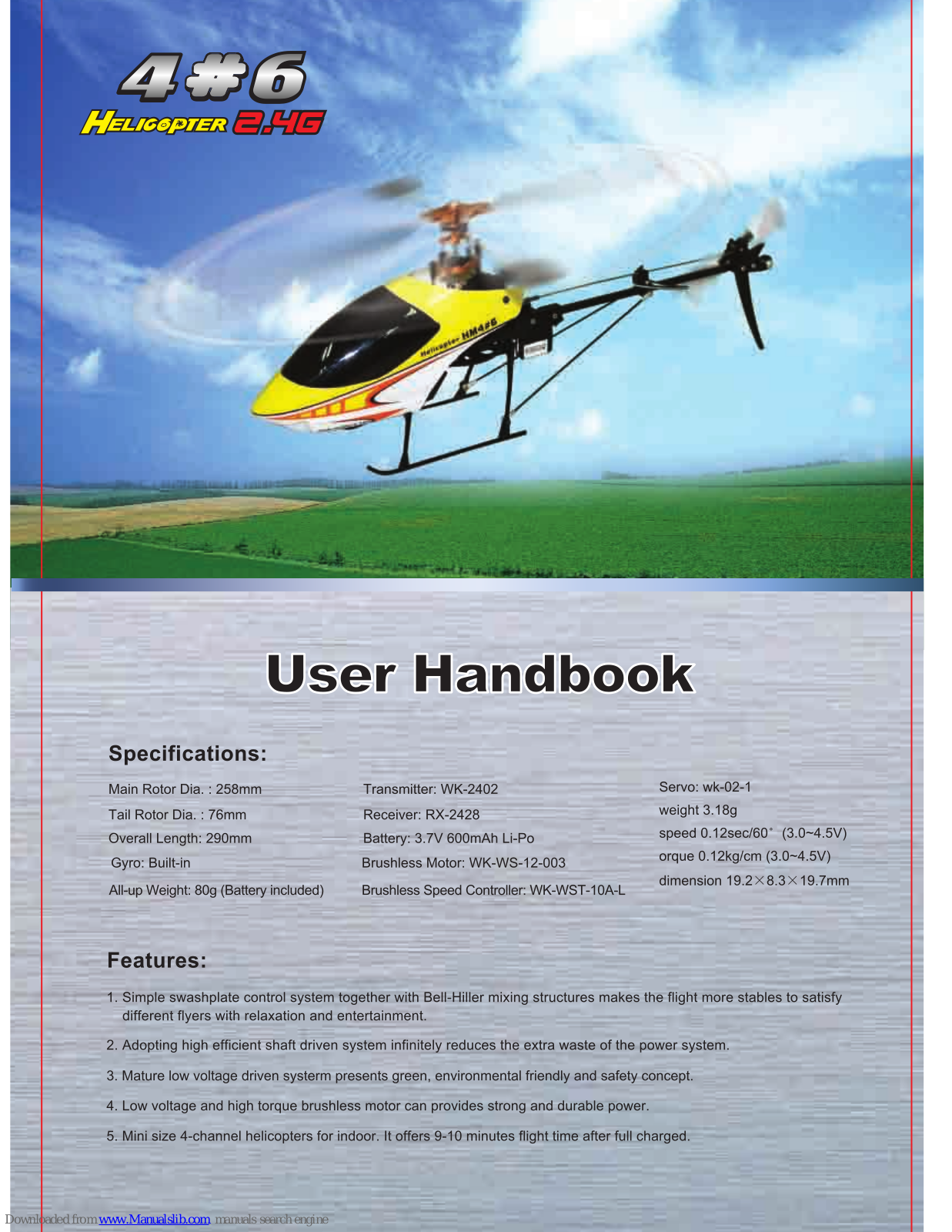 Walkera 4#6 User Handbook Manual