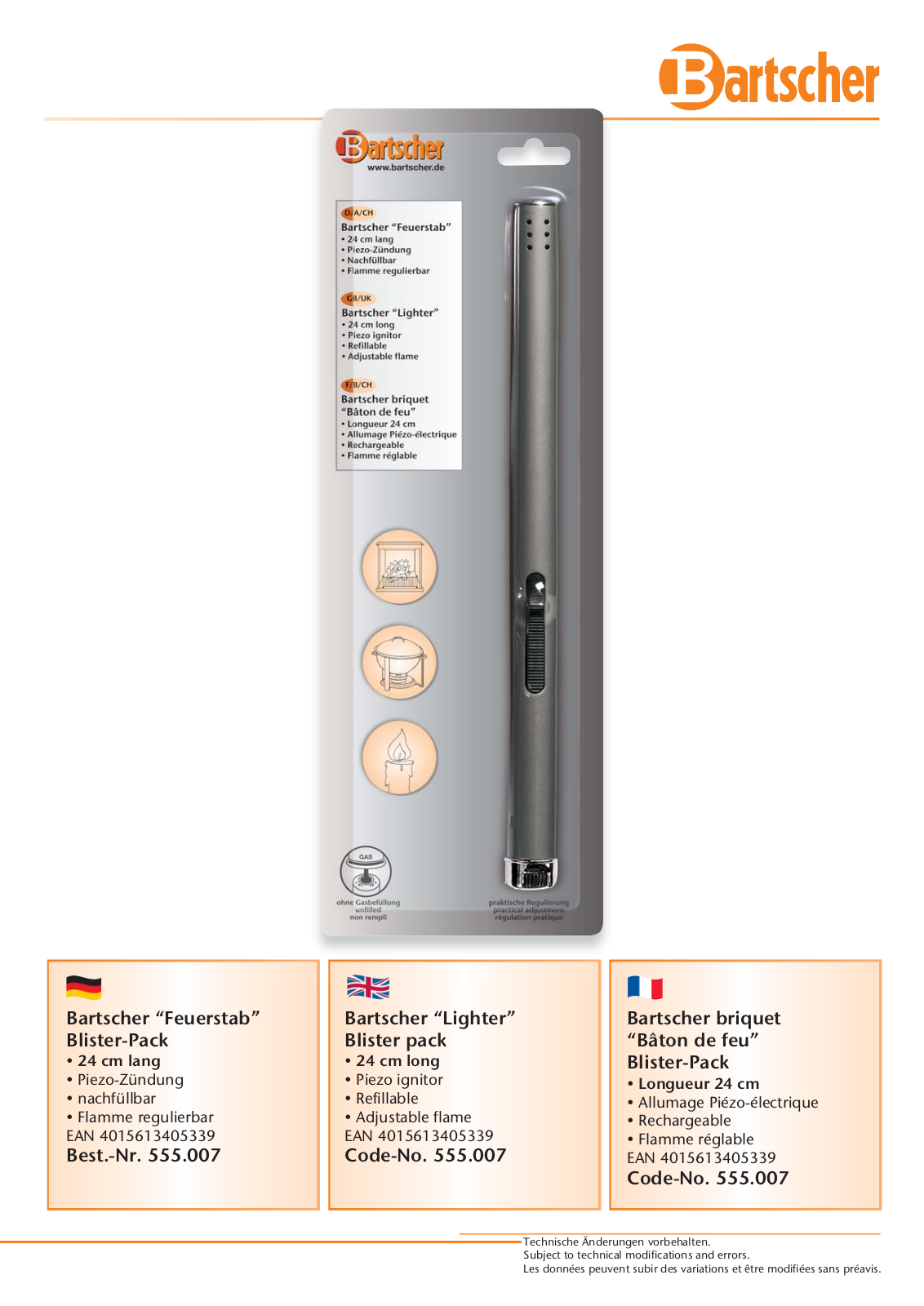 Bartscher 555007 BROCHURE