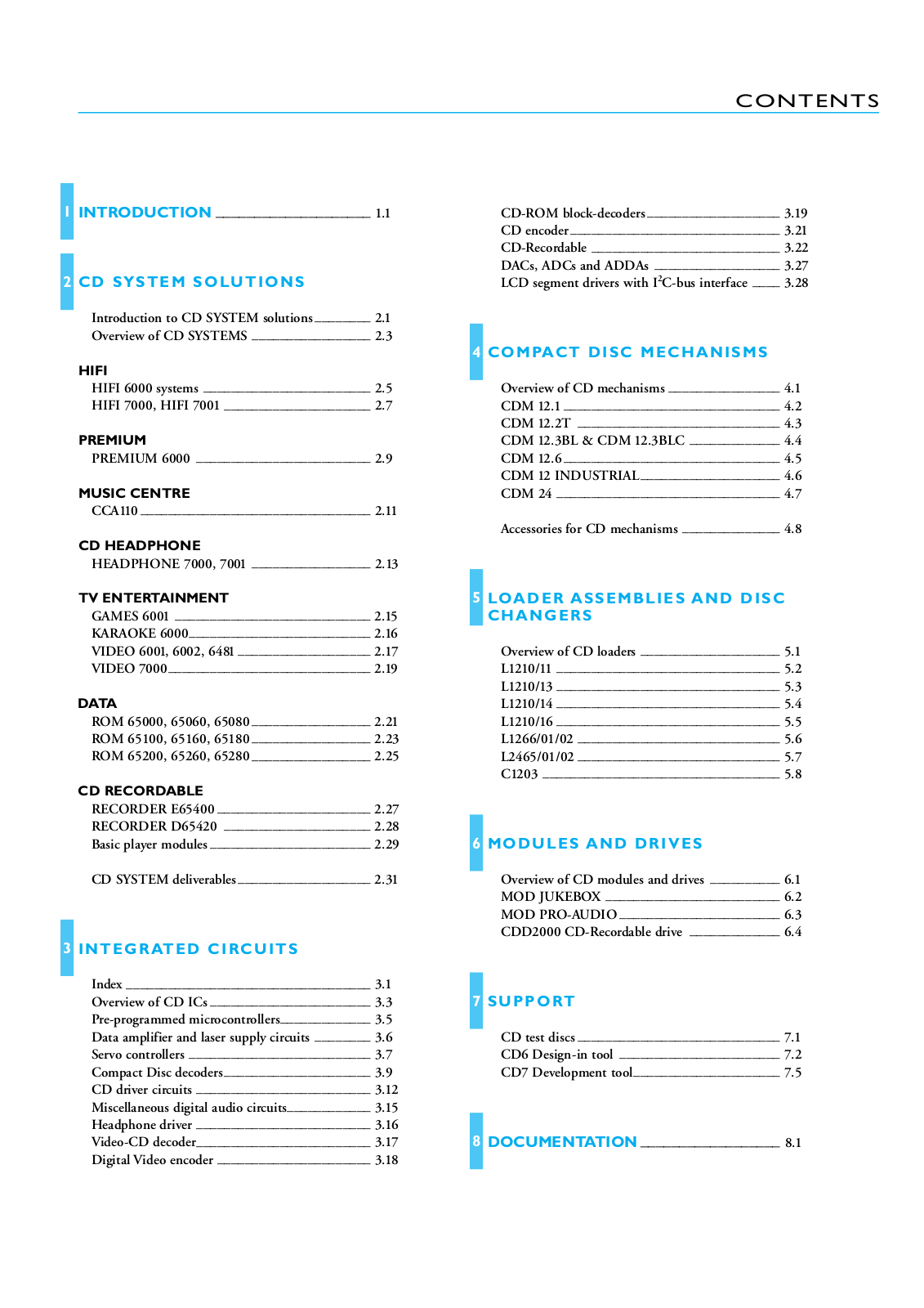 PHILIPS CD Mechanisms Information Manual