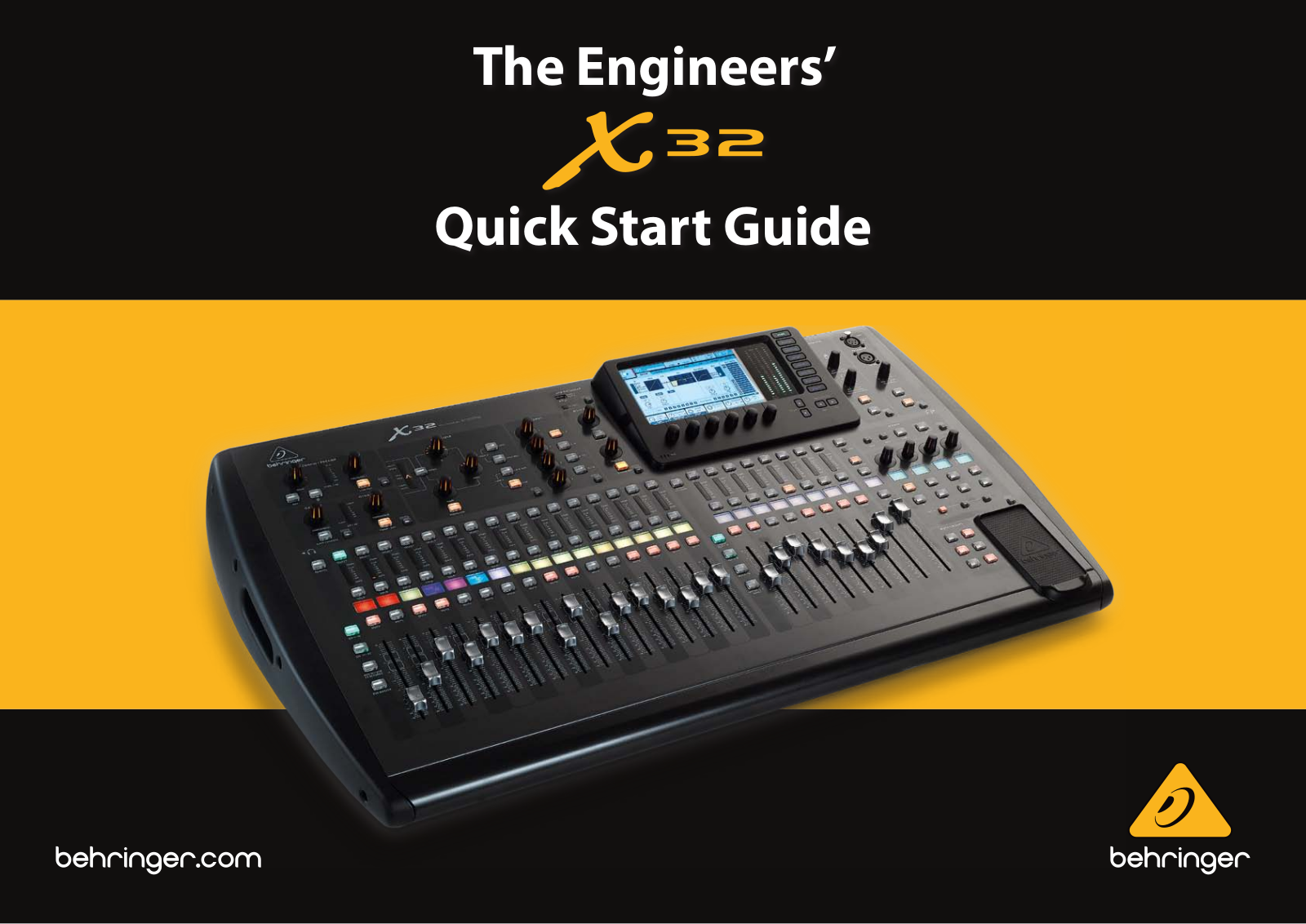 Behringer Digital Mixer X32, X32-TP Quick Start Guide