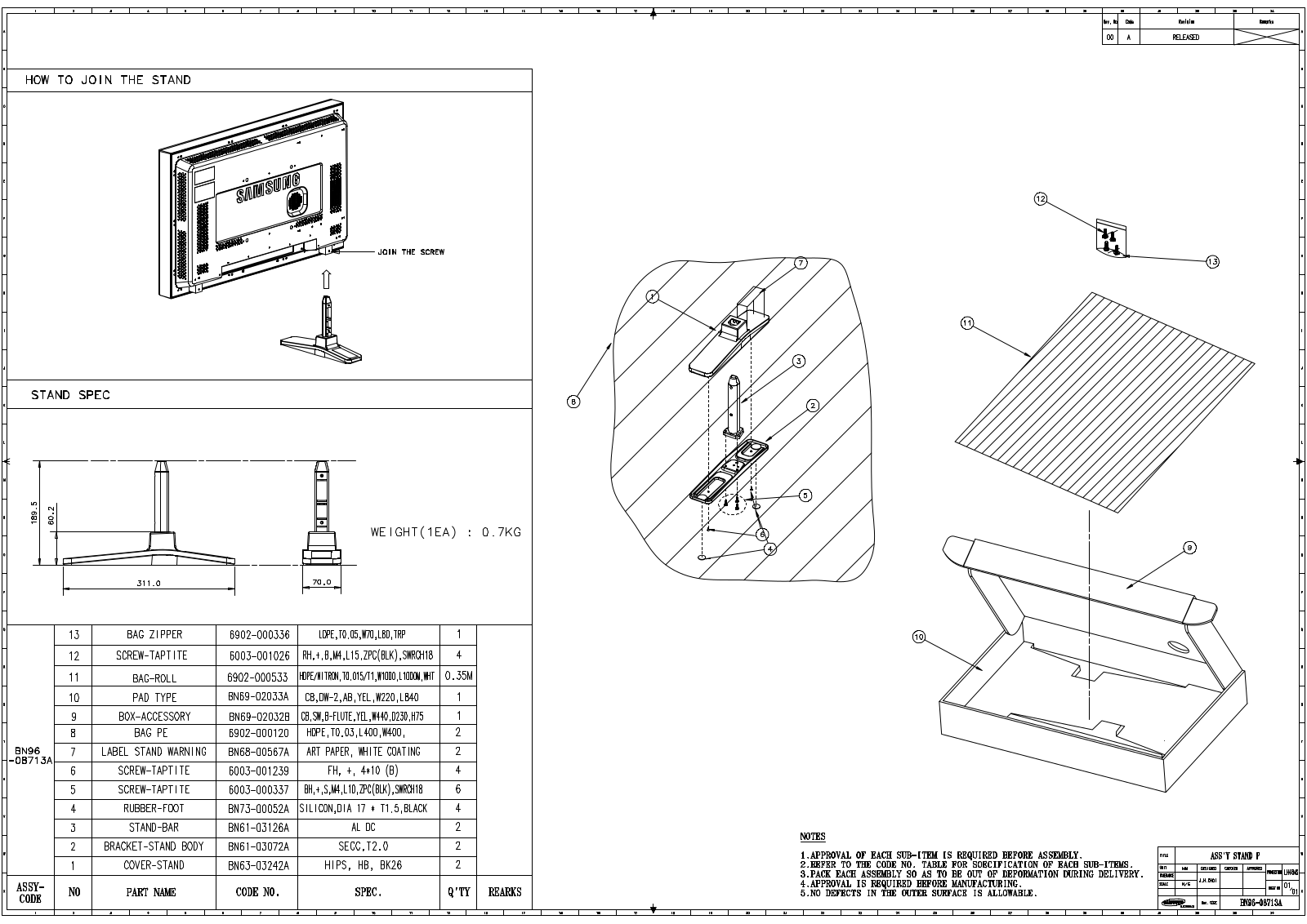 Samsung STNL3257D User Manual