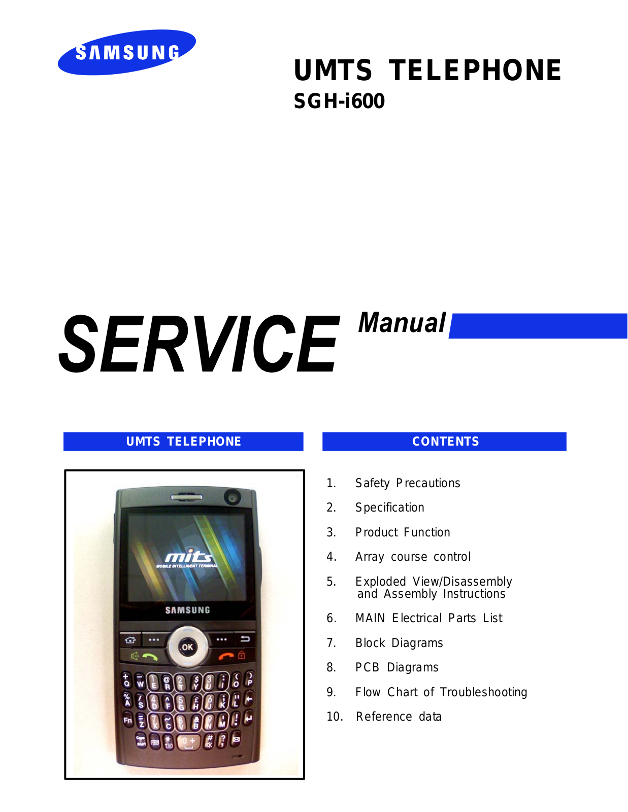 Samsung i600 Service Manual