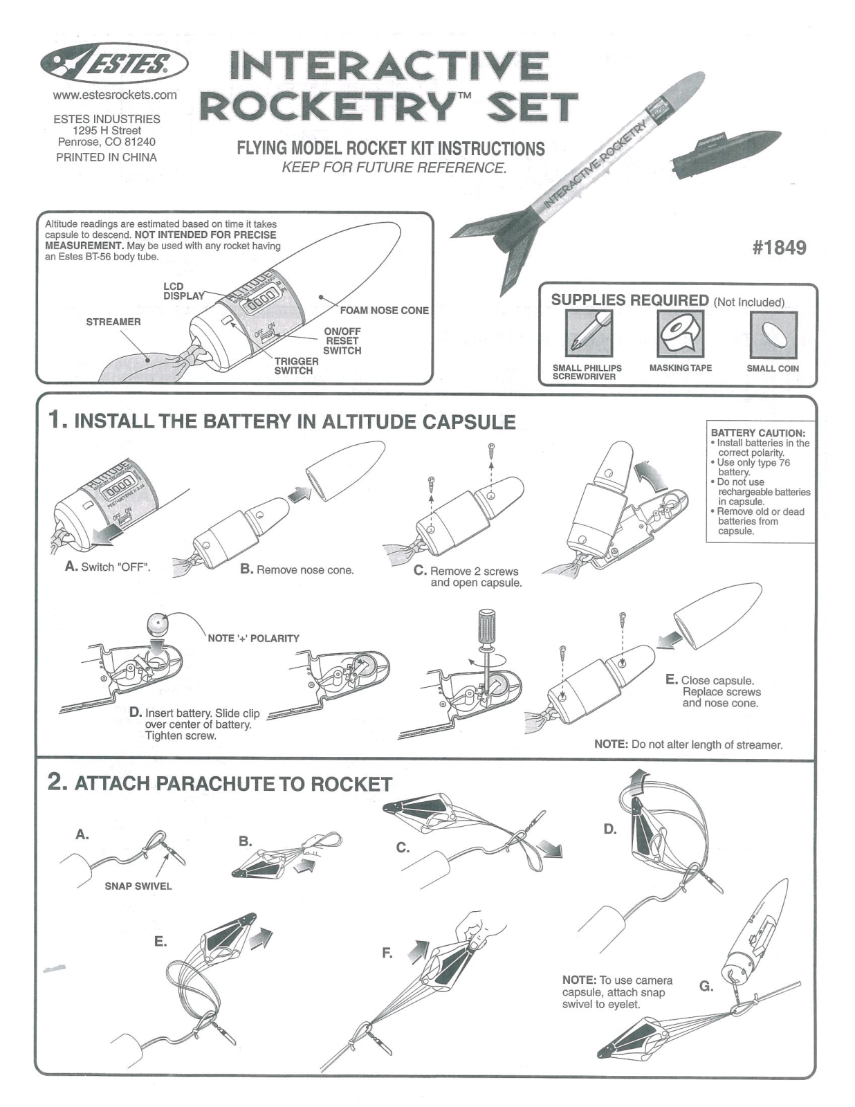 ESTES Interactive User Manual