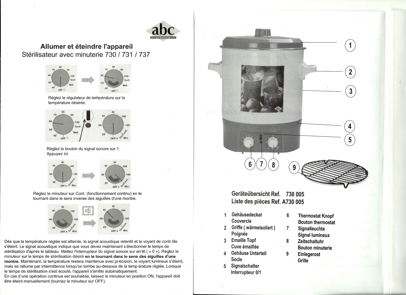 ABC A730.005 User Manual