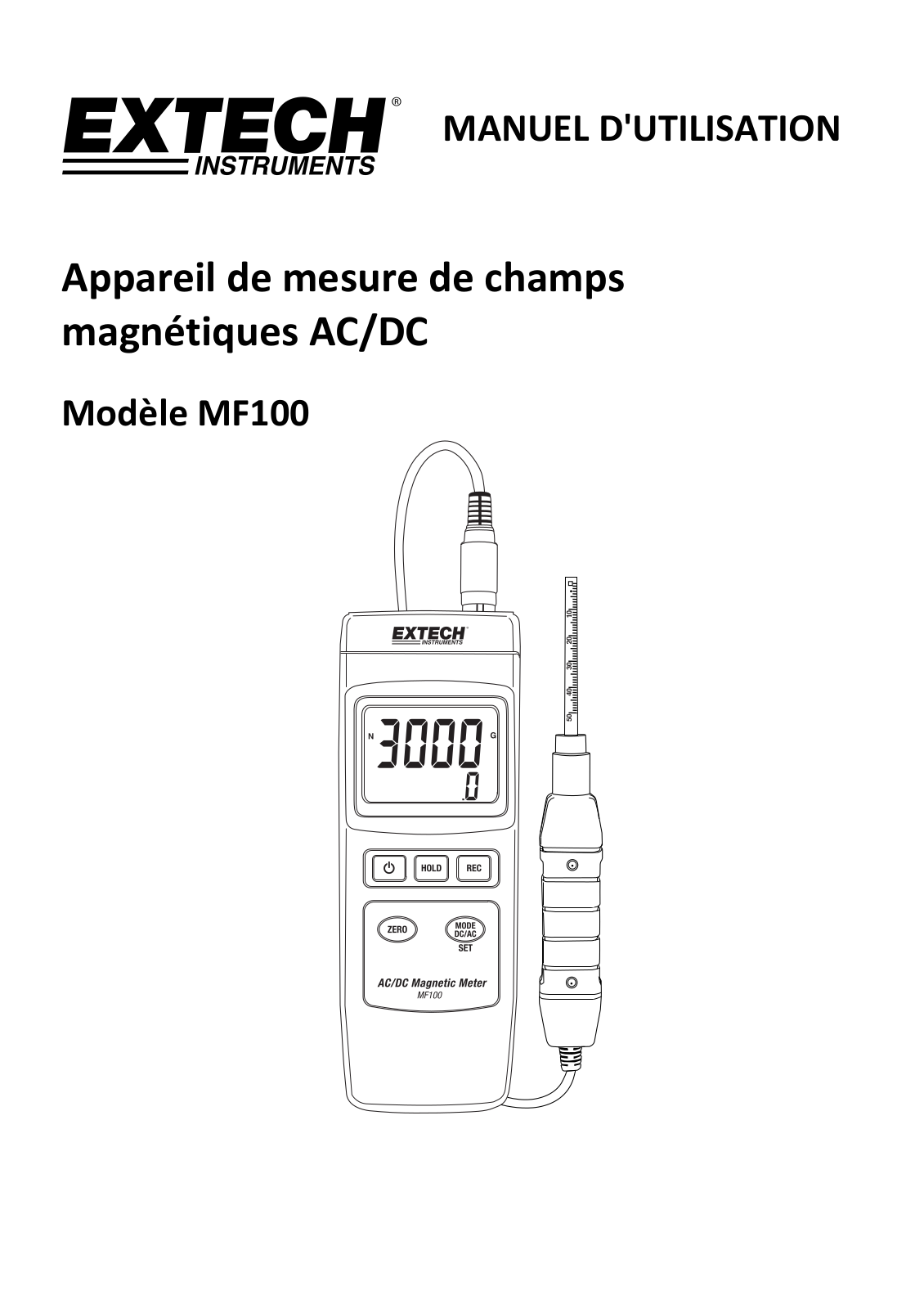 Extech MF100 User guide