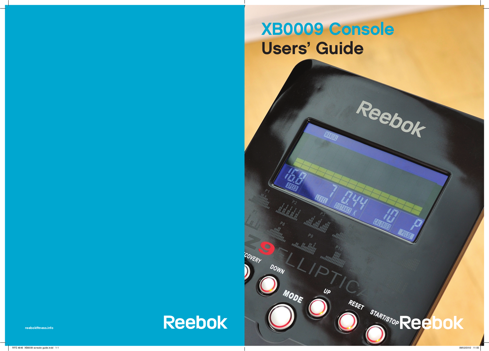 Reebok ZR8 User Manual