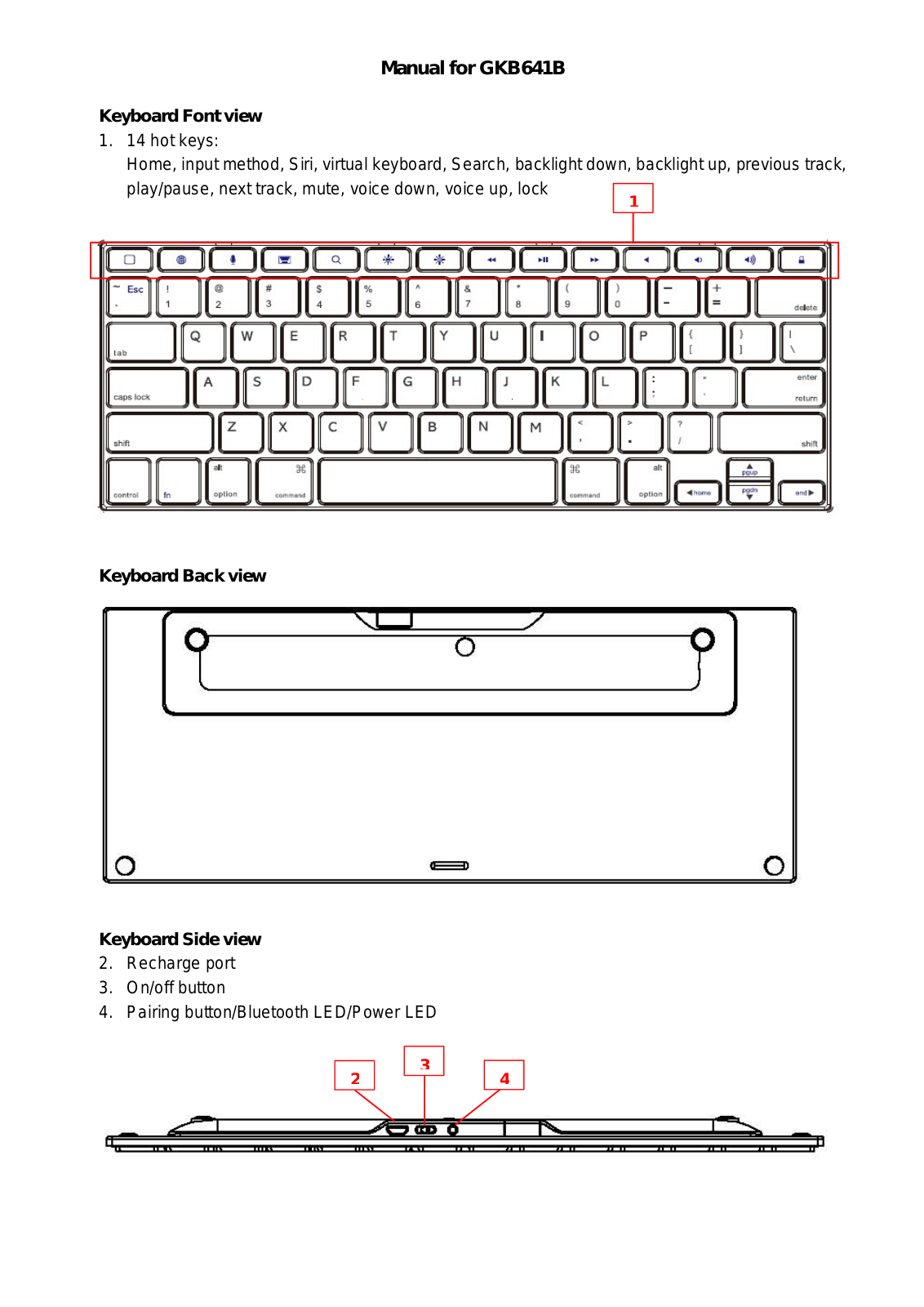 ATEN Technology IOGEAR GKB641B Users Manual