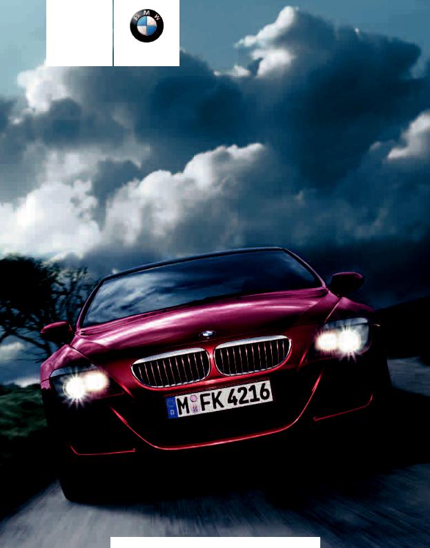 BMW M6 User Manual