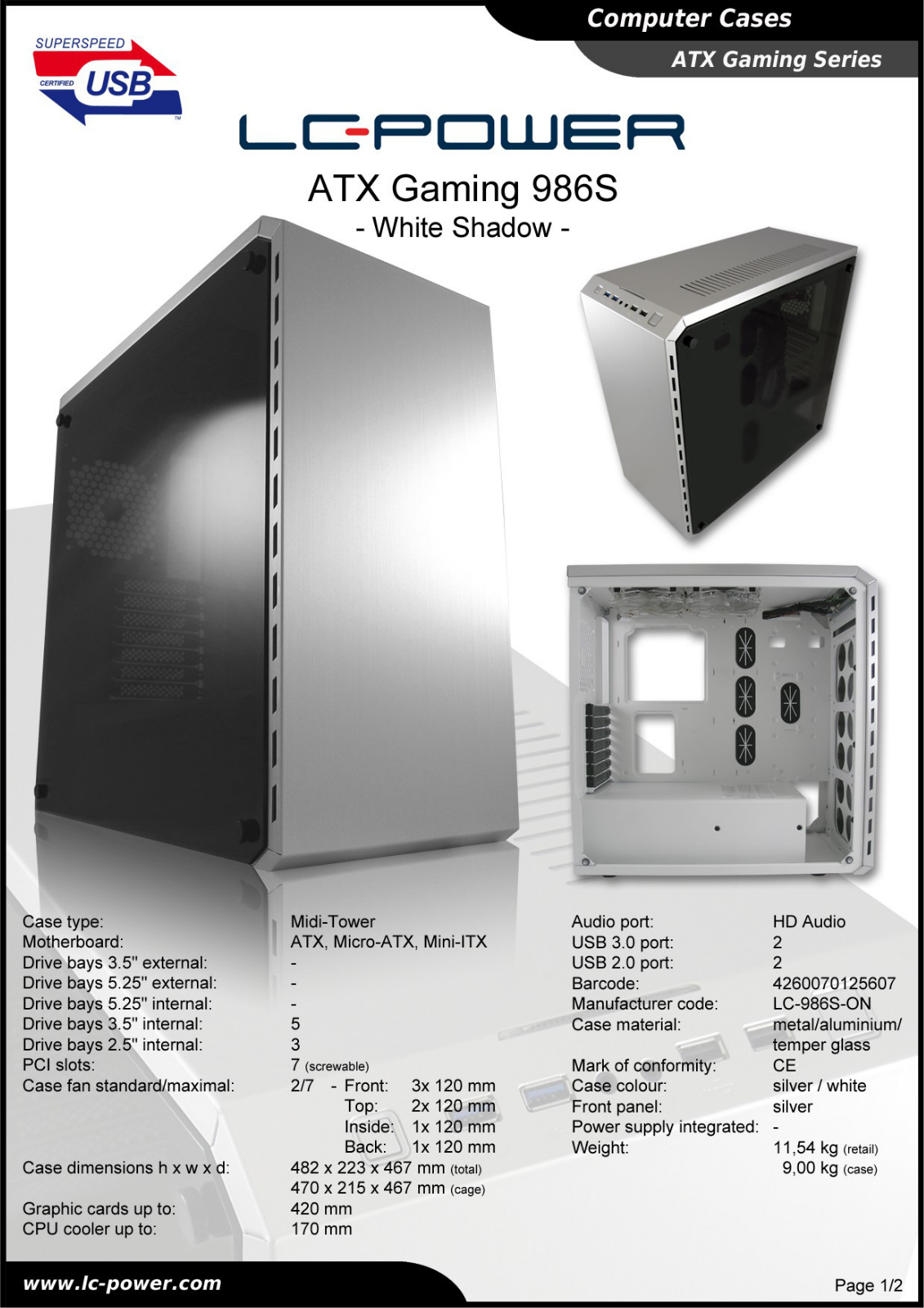 LC-Power LC-986S-ON User Manual