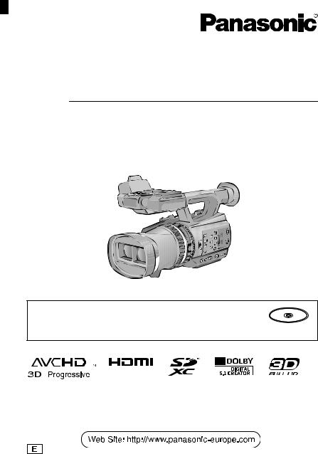 Panasonic HDC-Z10000E User Manual