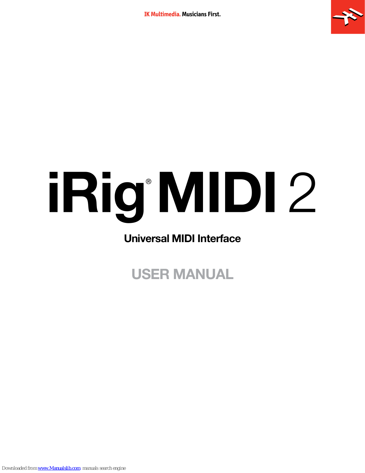 iRig MIDI 2 User Manual