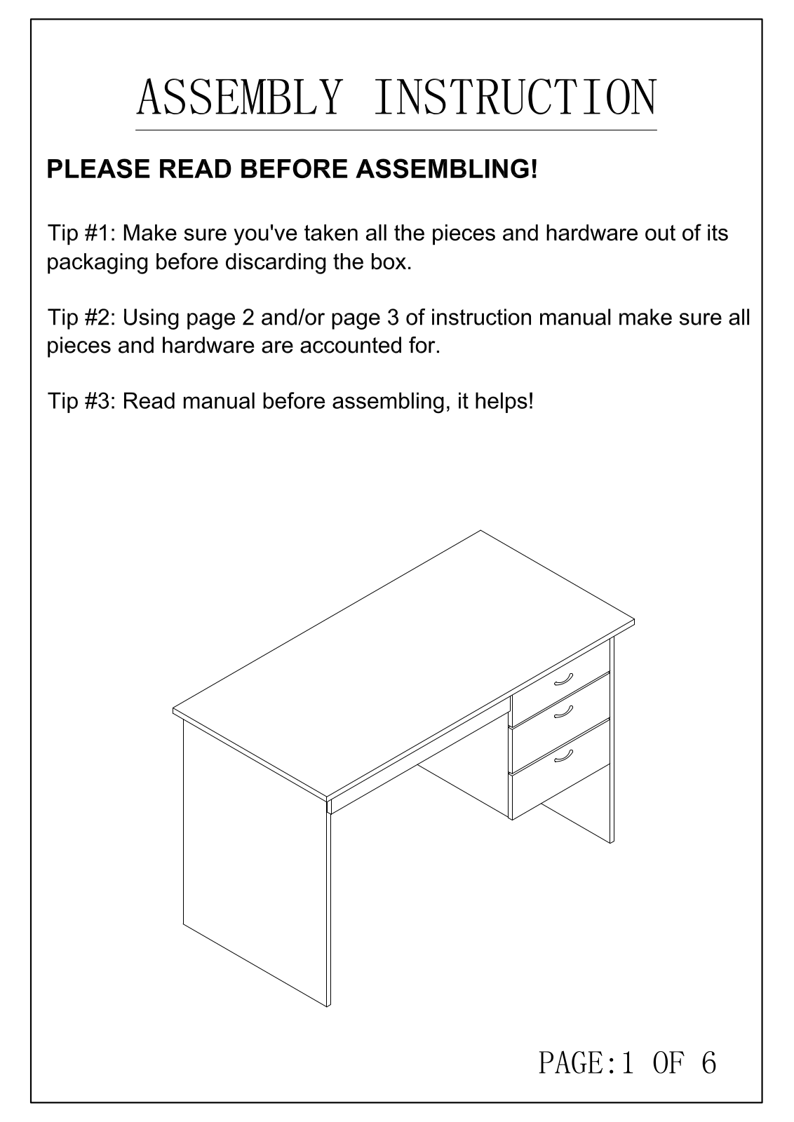 Foundry Select FNDS2294 Assembly Instruction - ManualMachine.com