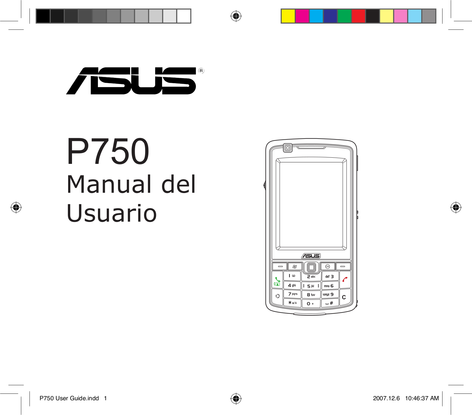 Asus P750 Manual de Operación