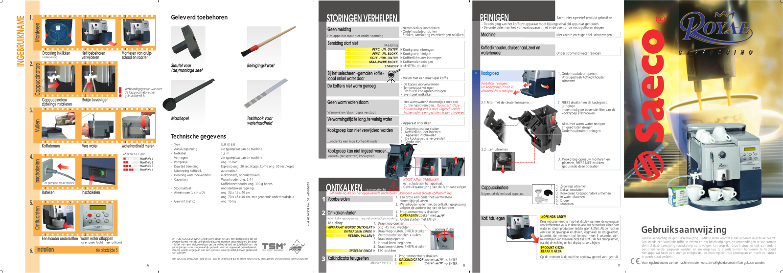 Saeco RI9914/01 USER MANUAL