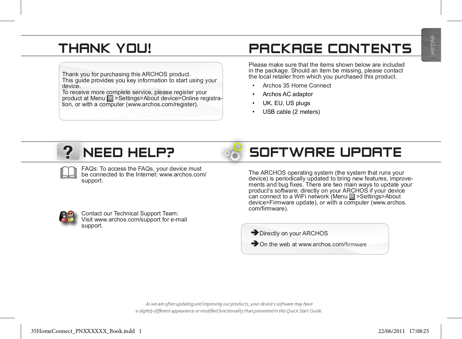 Archos 35 home connect User Manual